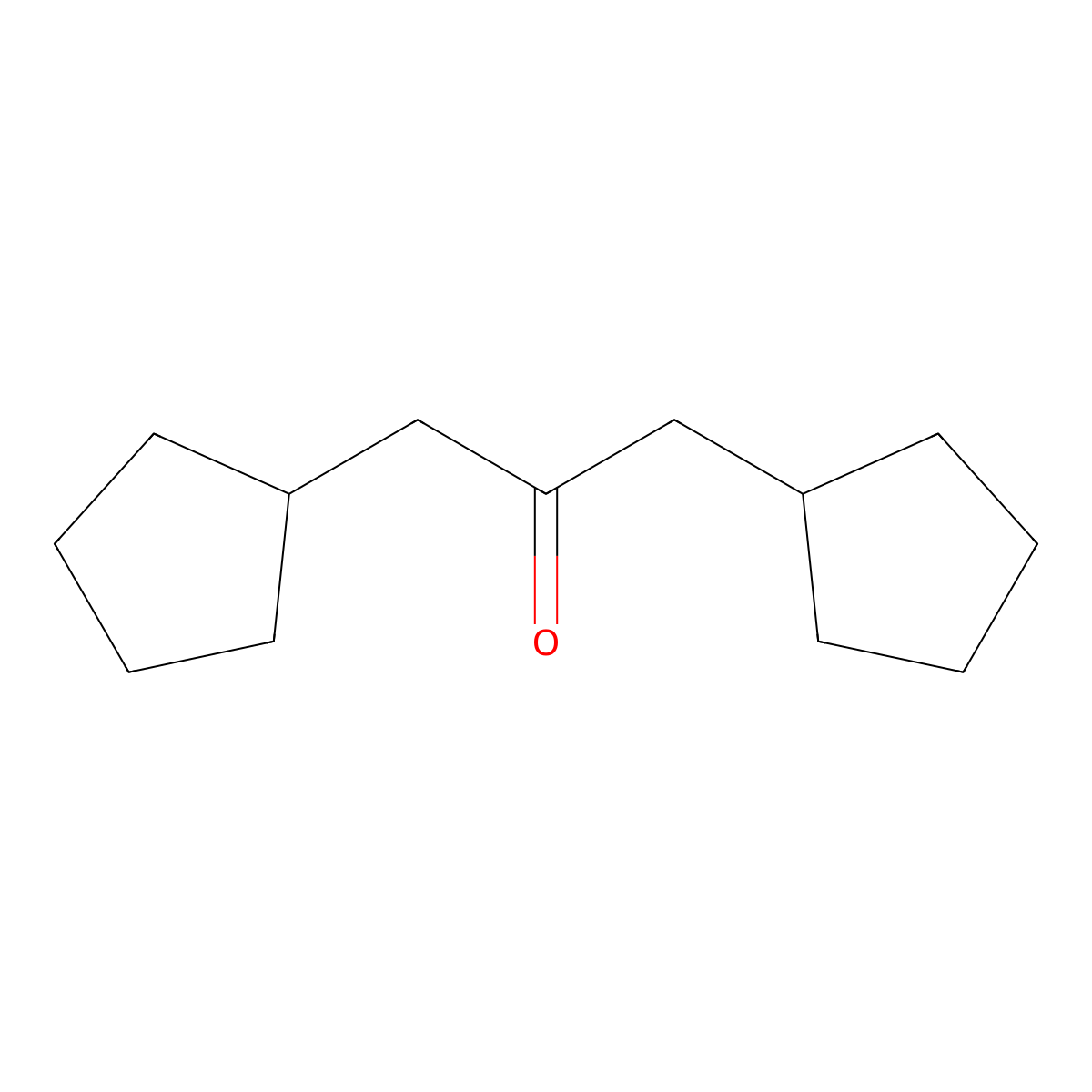 1,3-Dicyclopentylpropan-2-one molecular structure, CAS 858835-49-1