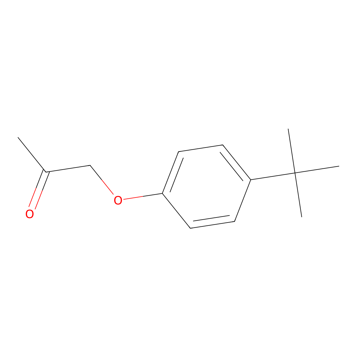 1-(4-Tert-butylphenoxy)propan-2-one molecular structure, CAS 858835-55-9