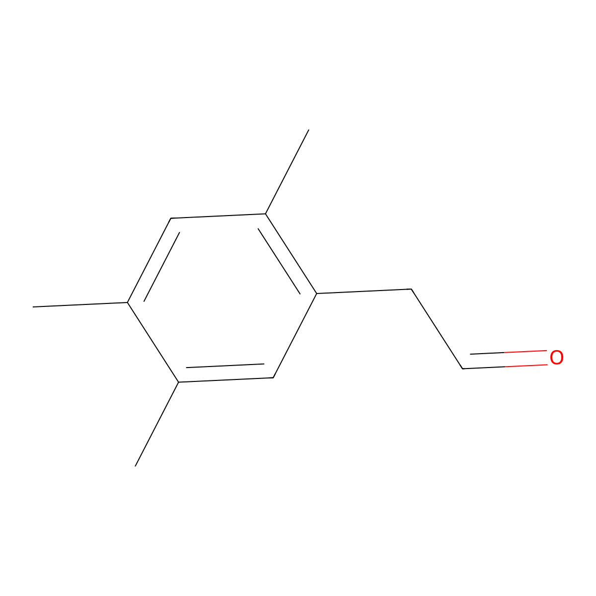 2-(2,4,5-Trimethylphenyl)acetaldehyde molecular structure, CAS 858840-97-8