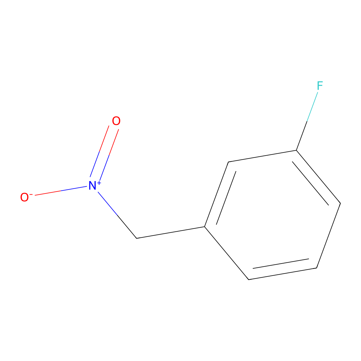 1-Fluoro-3-(nitromethyl)benzene molecular structure, CAS 85896-96-4