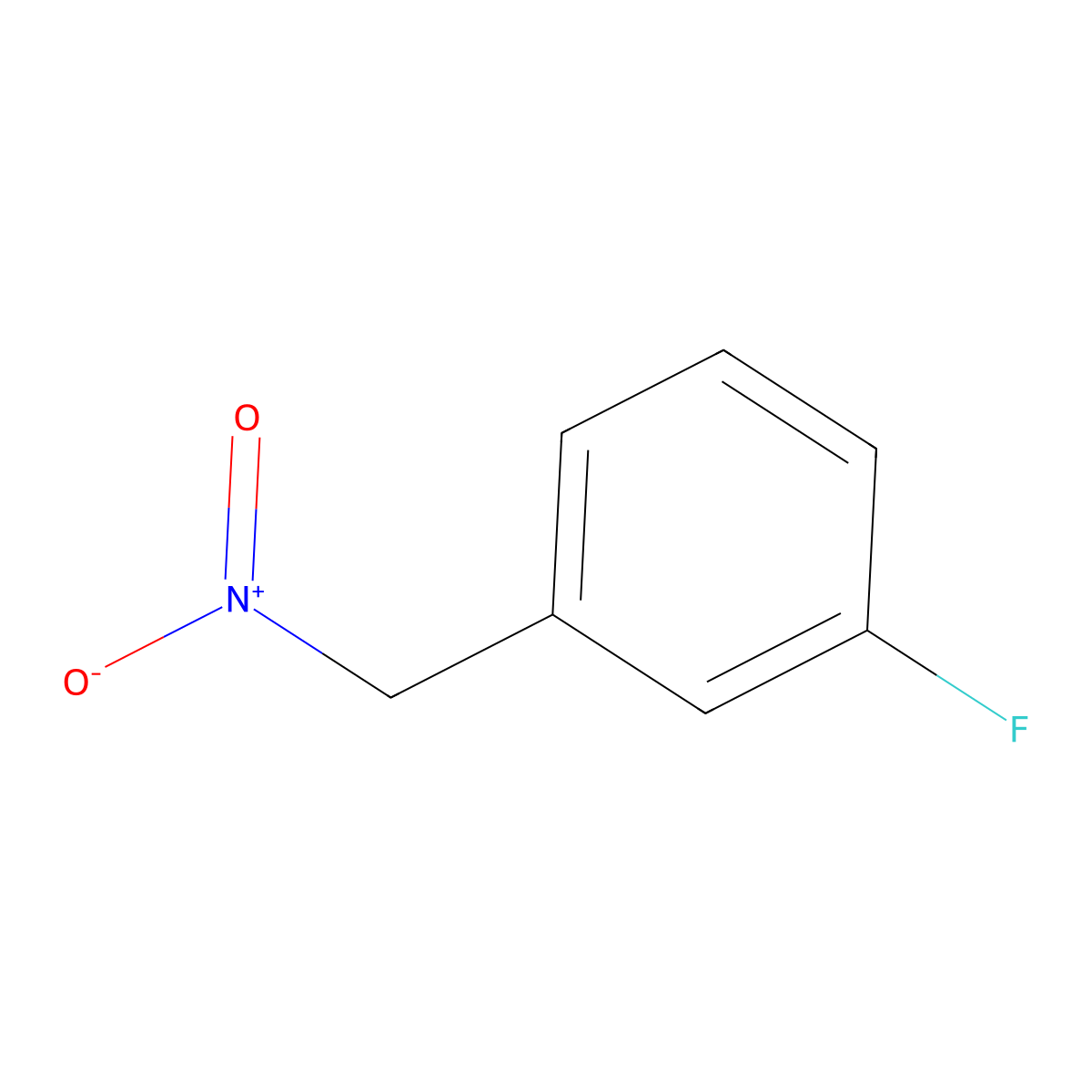 1-Fluoro-3-(nitromethyl)benzene molecular structure, CAS 85896-96-4