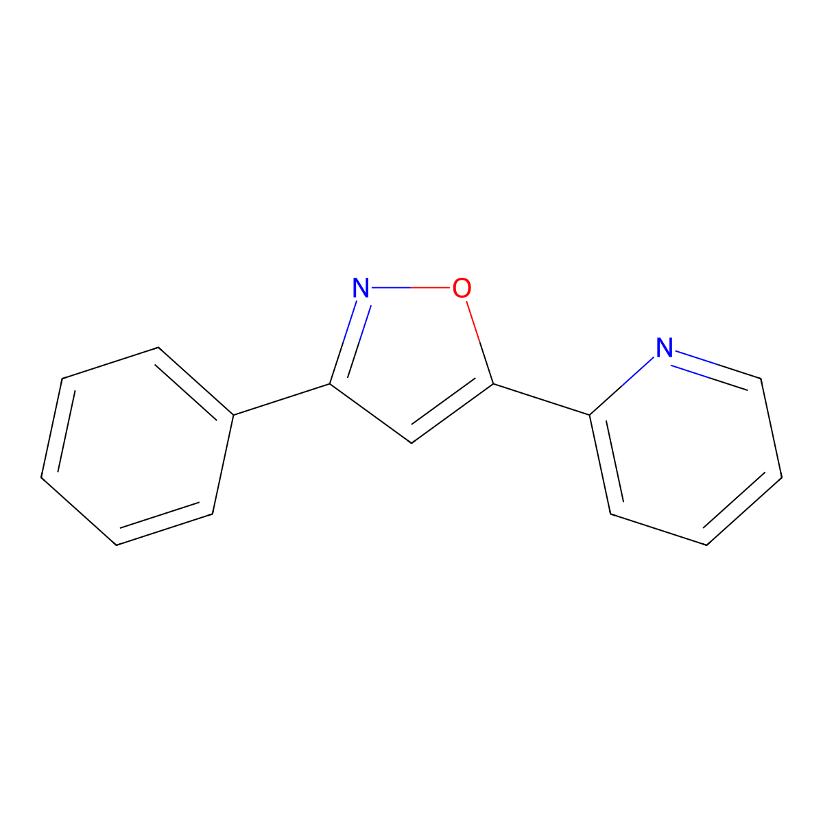 2-(3-Phenyl-5-isoxazolyl)pyridine molecular structure, CAS 85903-33-9