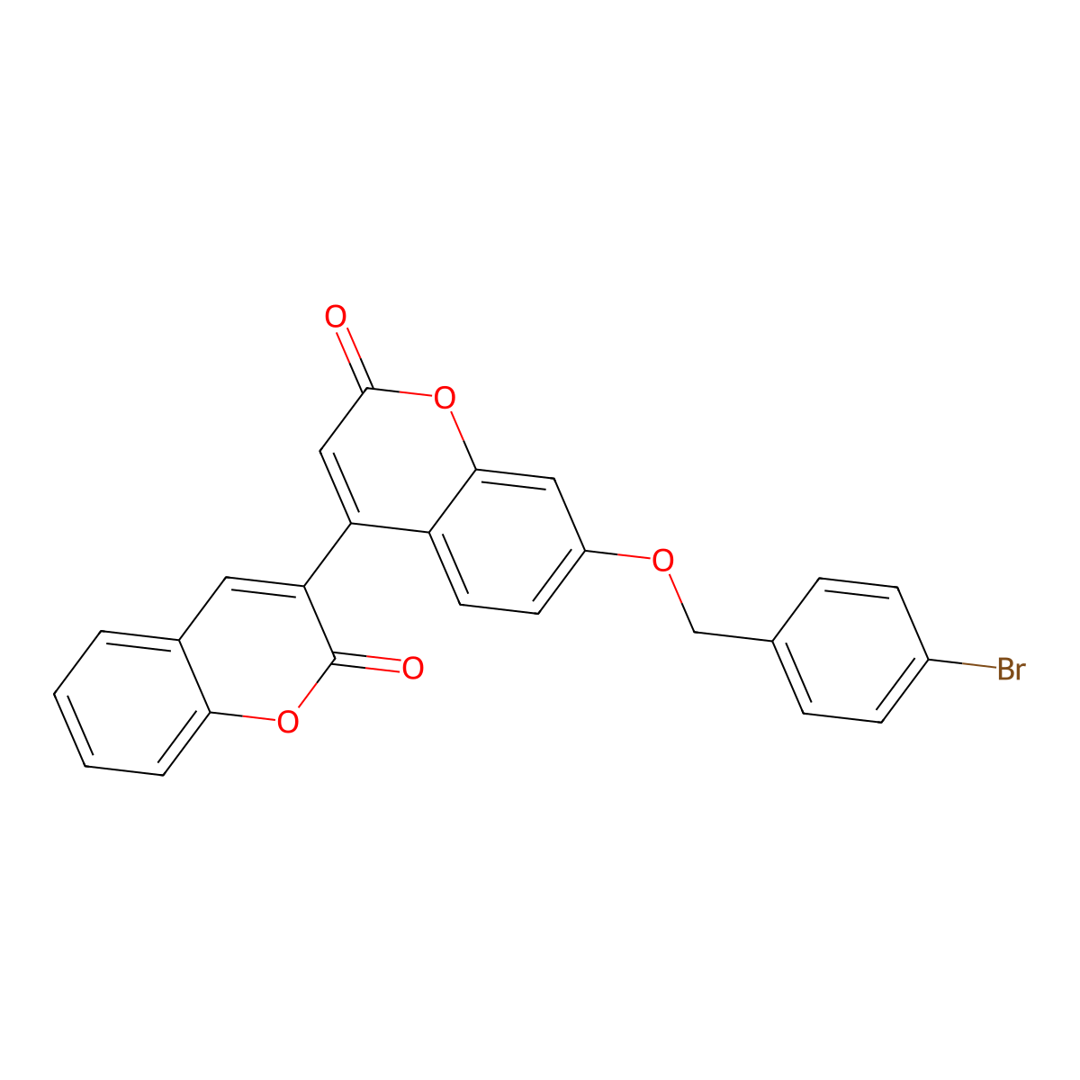 7'-[(4-bromobenzyl)oxy]-2H,2'H-3,4'-bichromene-2,2'-dione molecular structure, CAS 859107-64-5