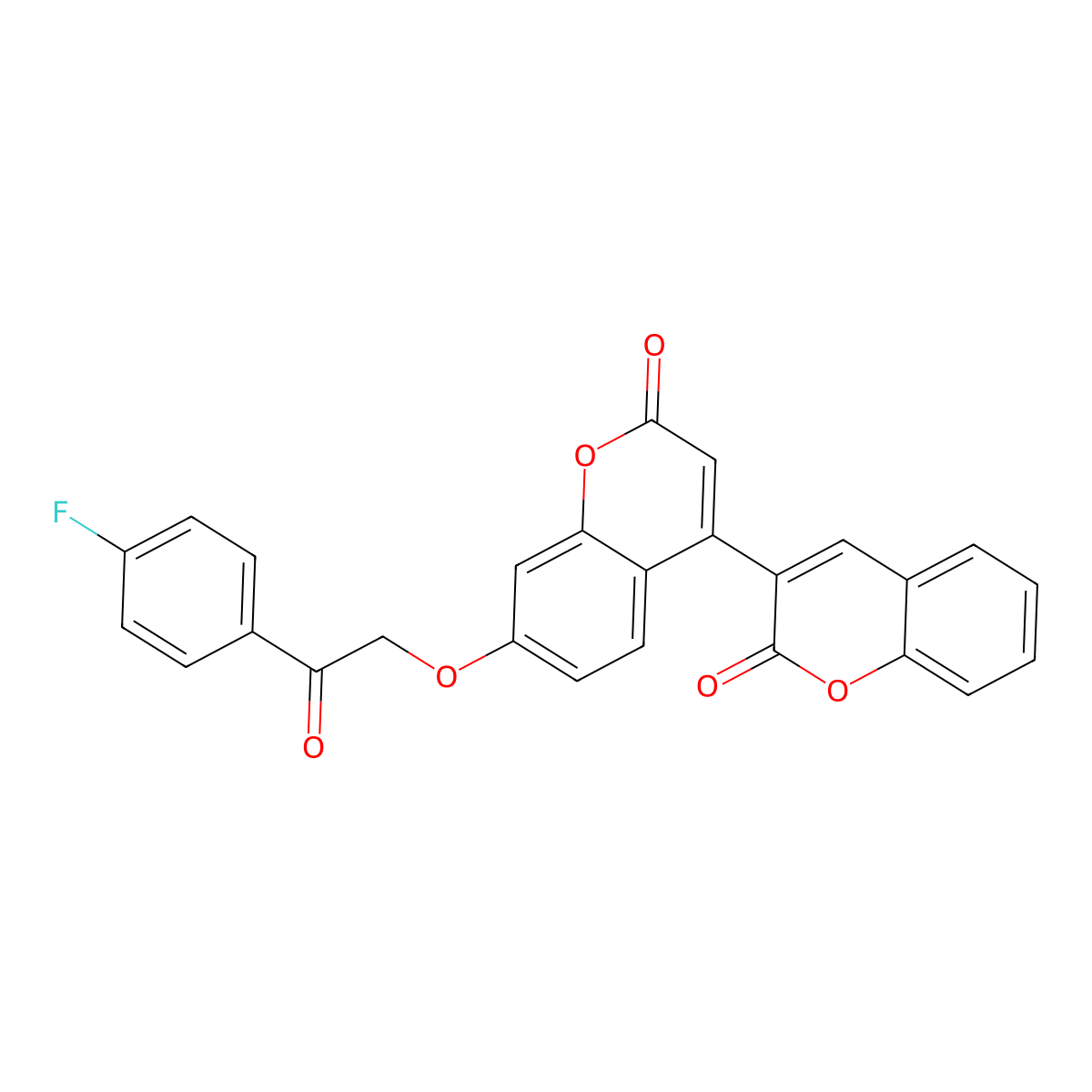 7-[2-(4-fluorophenyl)-2-oxoethoxy]-4-(2-oxo-2H-chromen-3-yl)-2H-chromen-2-one molecular structure, CAS 859134-11-5