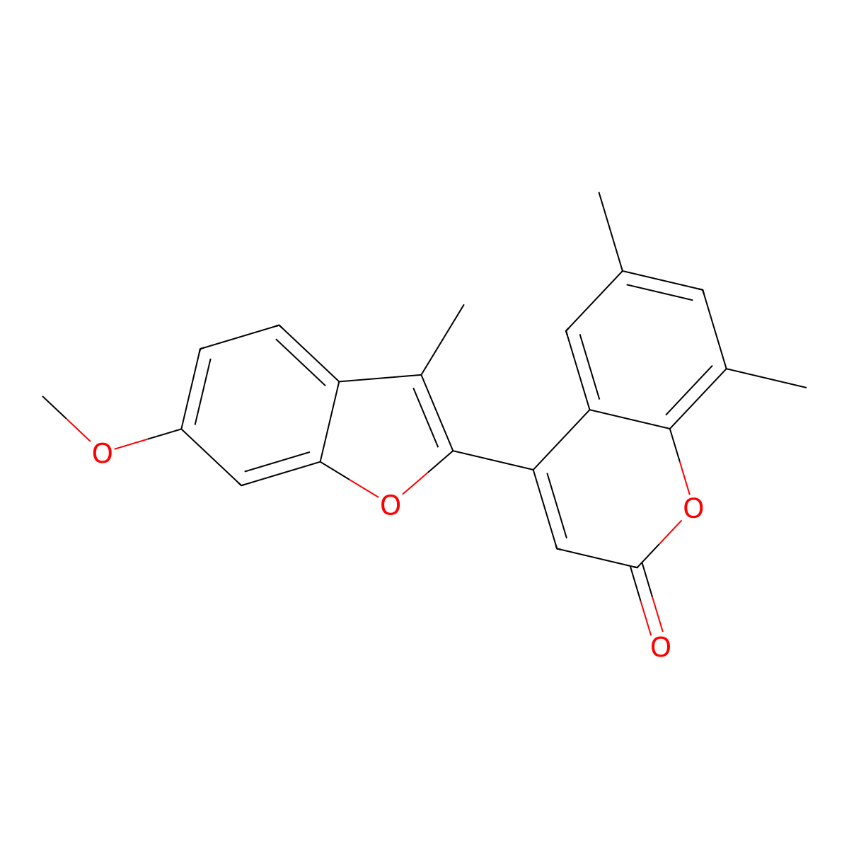 4-(6-methoxy-3-methylbenzofuran-2-yl)-6,8-dimethyl-2H-chromen-2-one molecular structure, CAS 859139-48-3
