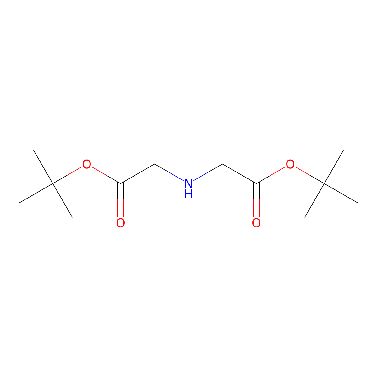 DI-T-Butyl iminodiacetate molecular structure, CAS 85916-13-8