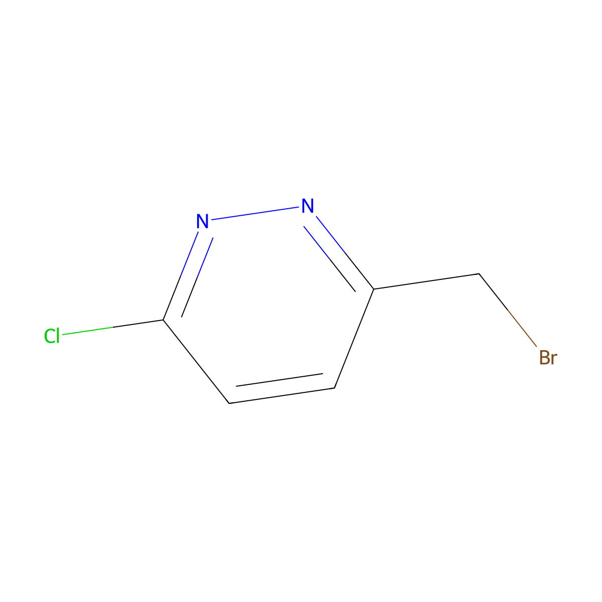 3-(Bromomethyl)-6-chloropyridazine molecular structure, CAS 859161-48-1