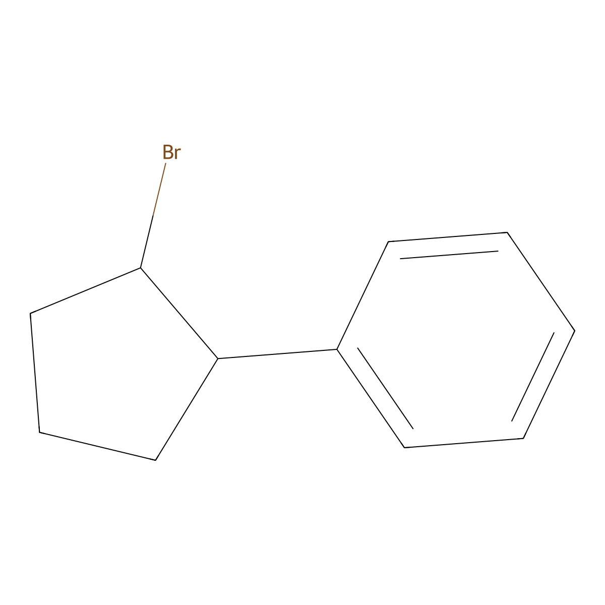 (2-Bromocyclopentyl)benzene molecular structure, CAS 859178-03-3