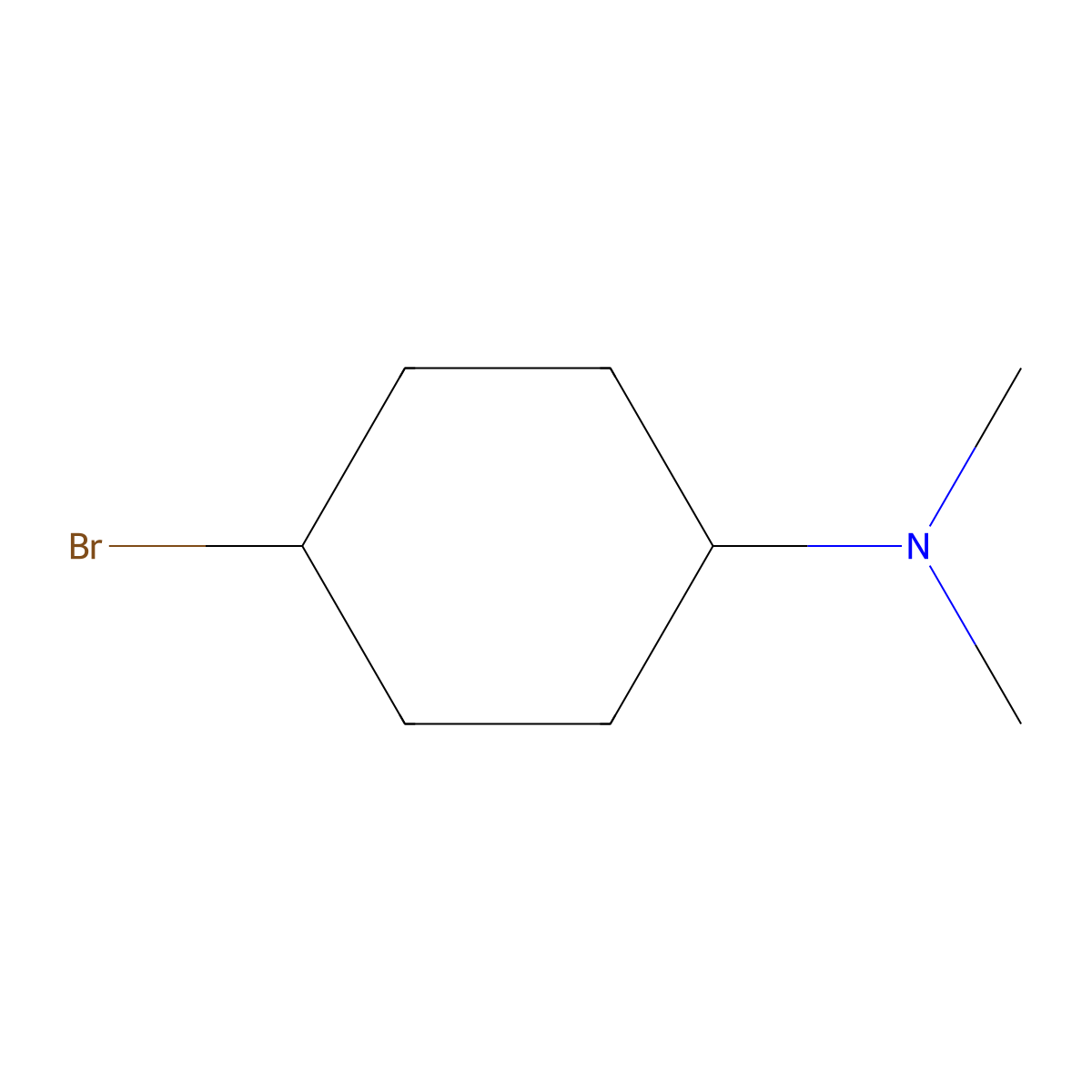 (4-Bromo-cyclohexyl)-dimethyl-amine molecular structure, CAS 859178-97-5