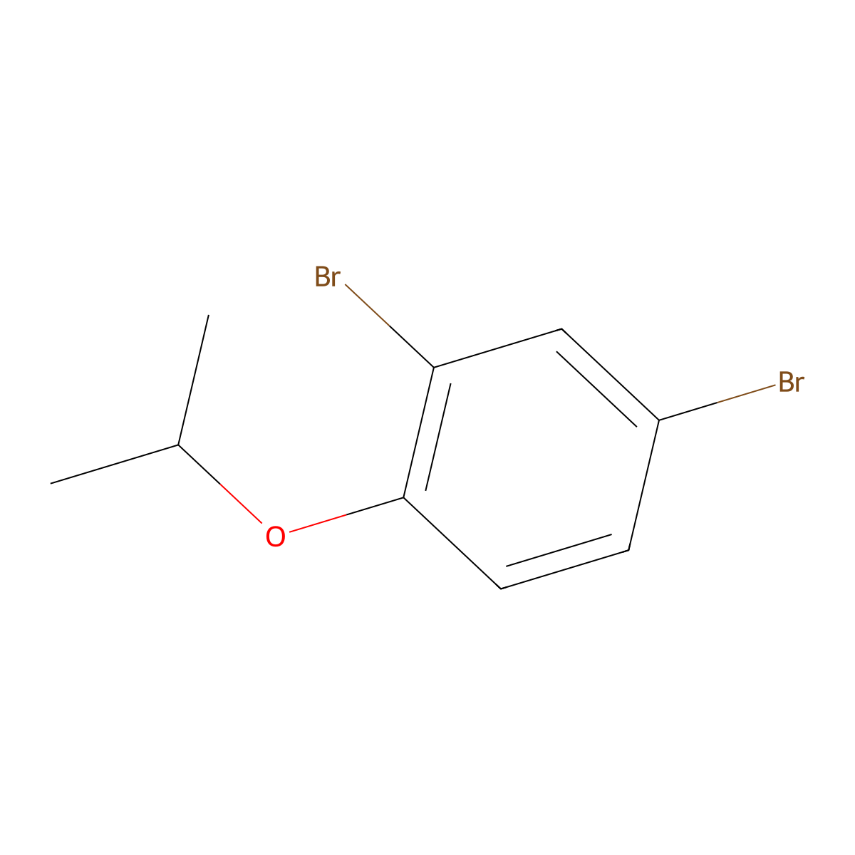 2,4-Dibromo-1-isopropoxybenzene molecular structure, CAS 859182-57-3