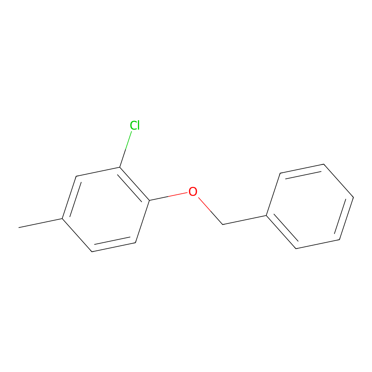 1-(Benzyloxy)-2-chloro-4-methylbenzene molecular structure, CAS 859186-91-7