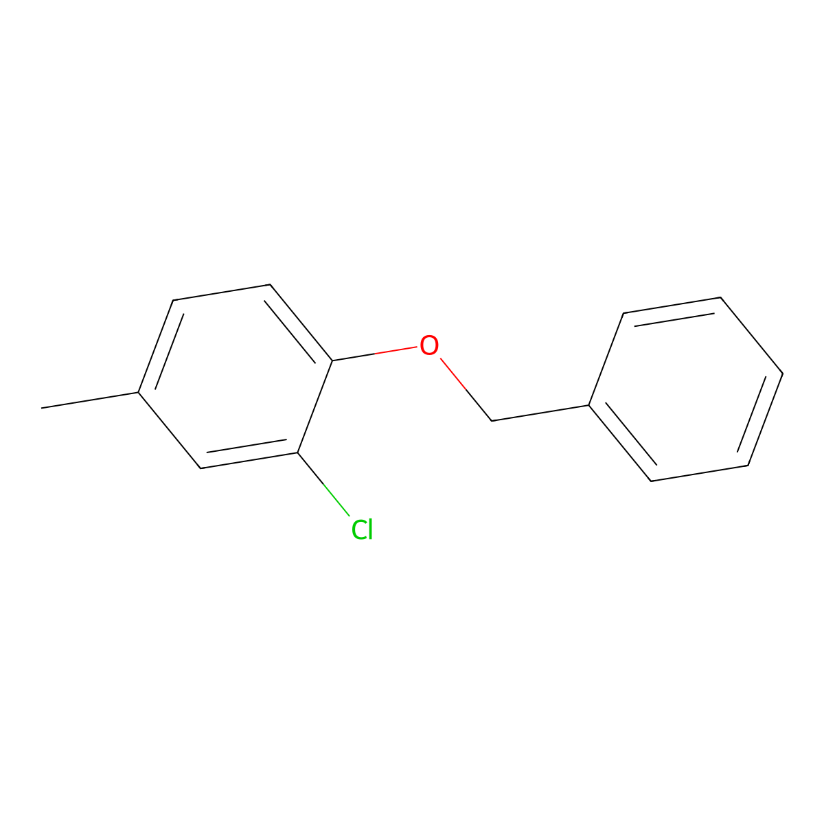 1-(Benzyloxy)-2-chloro-4-methylbenzene molecular structure, CAS 859186-91-7
