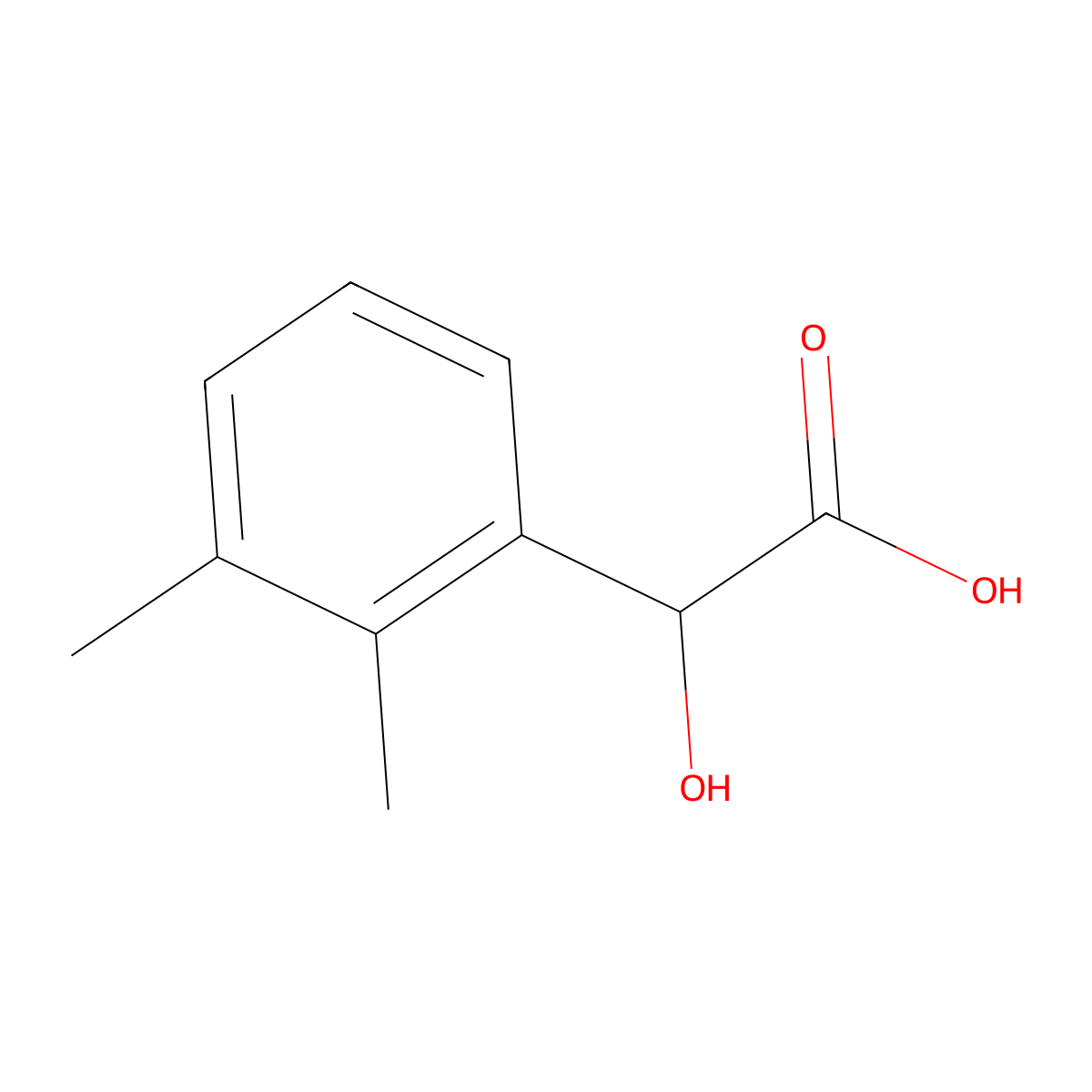 2-(2,3-Dimethylphenyl)-2-hydroxyacetic acid molecular structure, CAS 859198-93-9