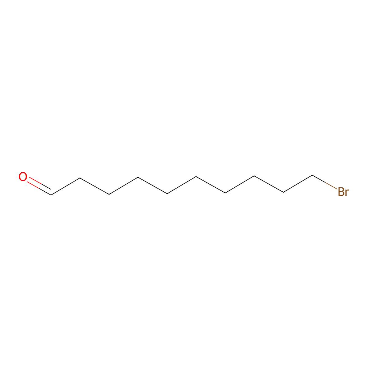 10-Bromodecanal molecular structure, CAS 85920-81-6