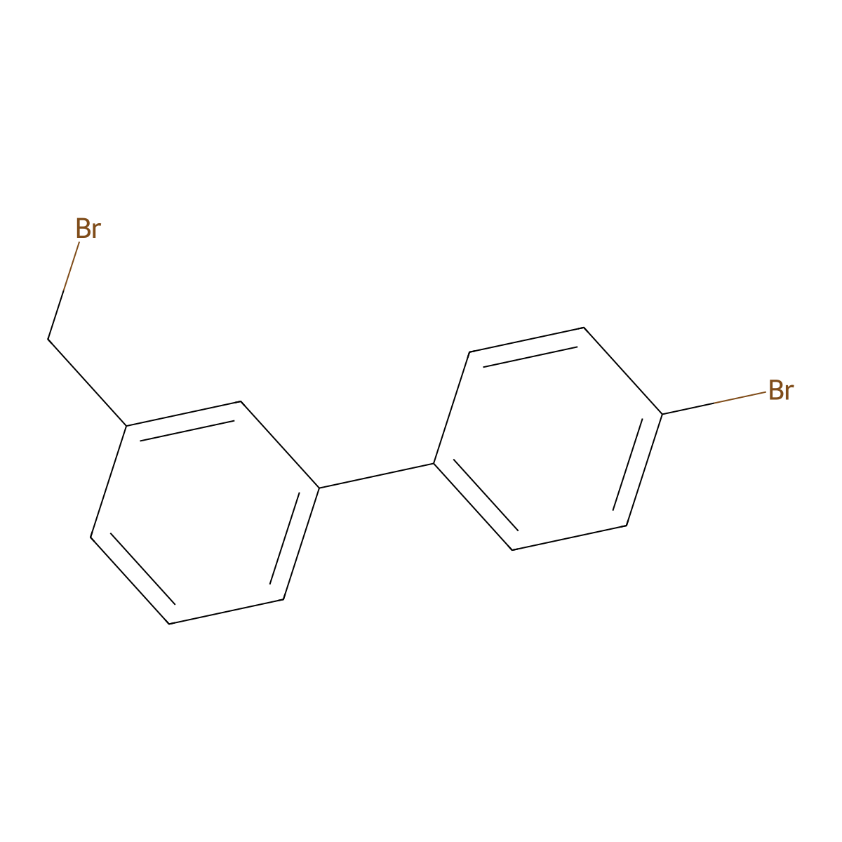 1-(Bromomethyl)-3-(4-bromophenyl)benzene molecular structure, CAS 859224-82-1