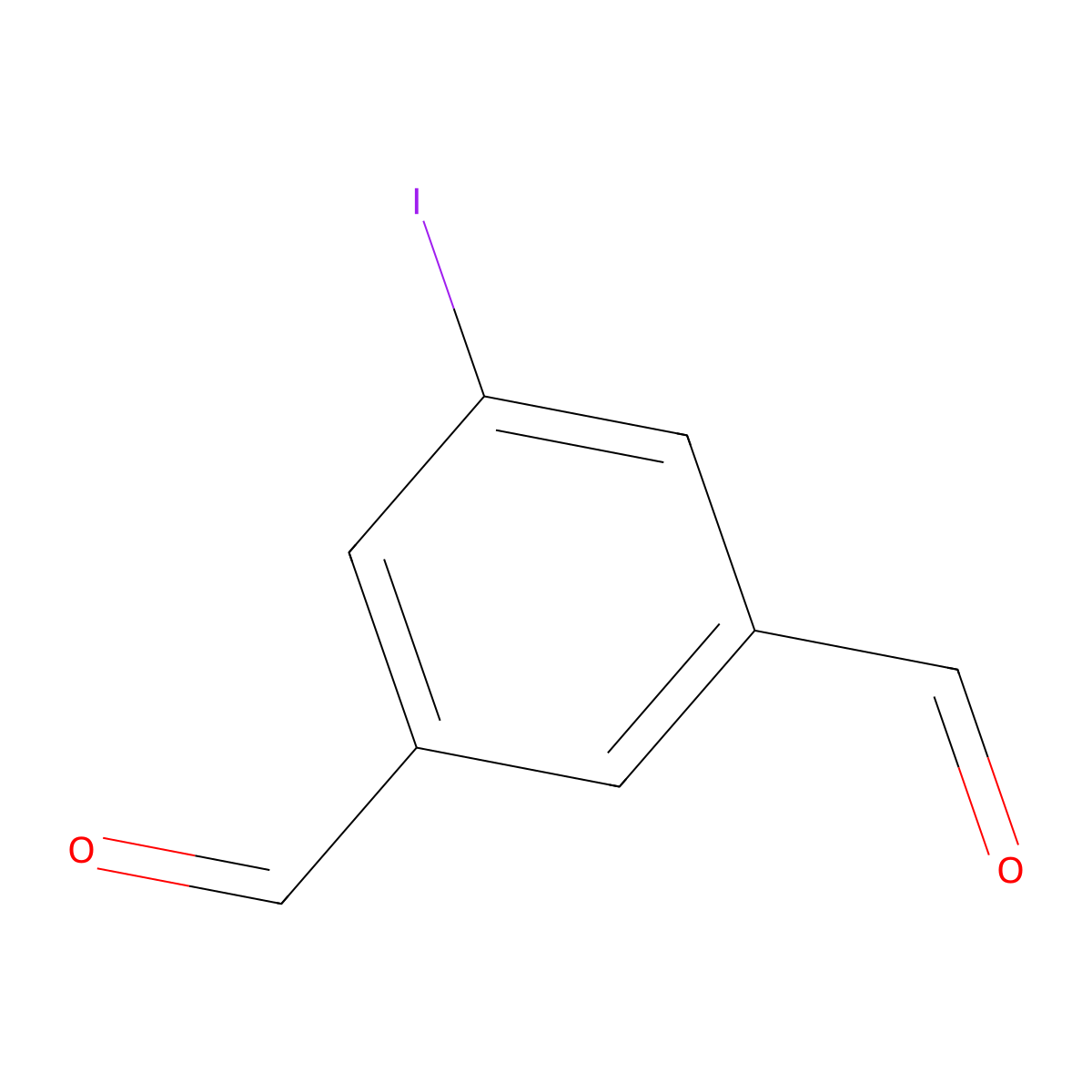 5-Iodoisophthalaldehyde molecular structure, CAS 859238-51-0