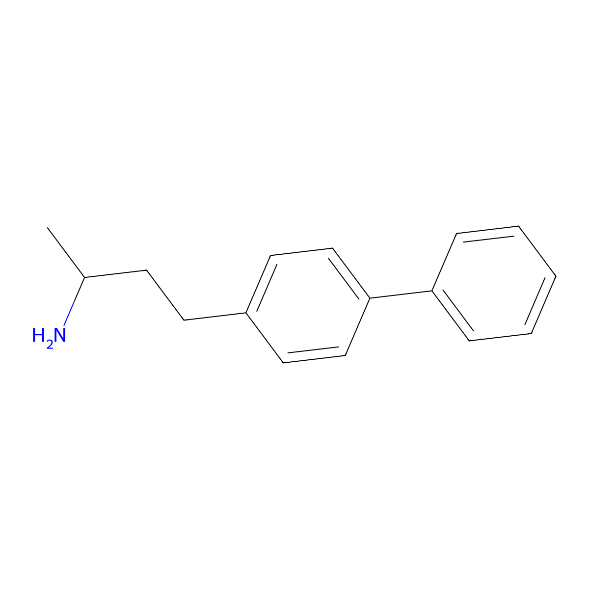 4-(4-Phenylphenyl)butan-2-amine molecular structure, CAS 859283-60-6