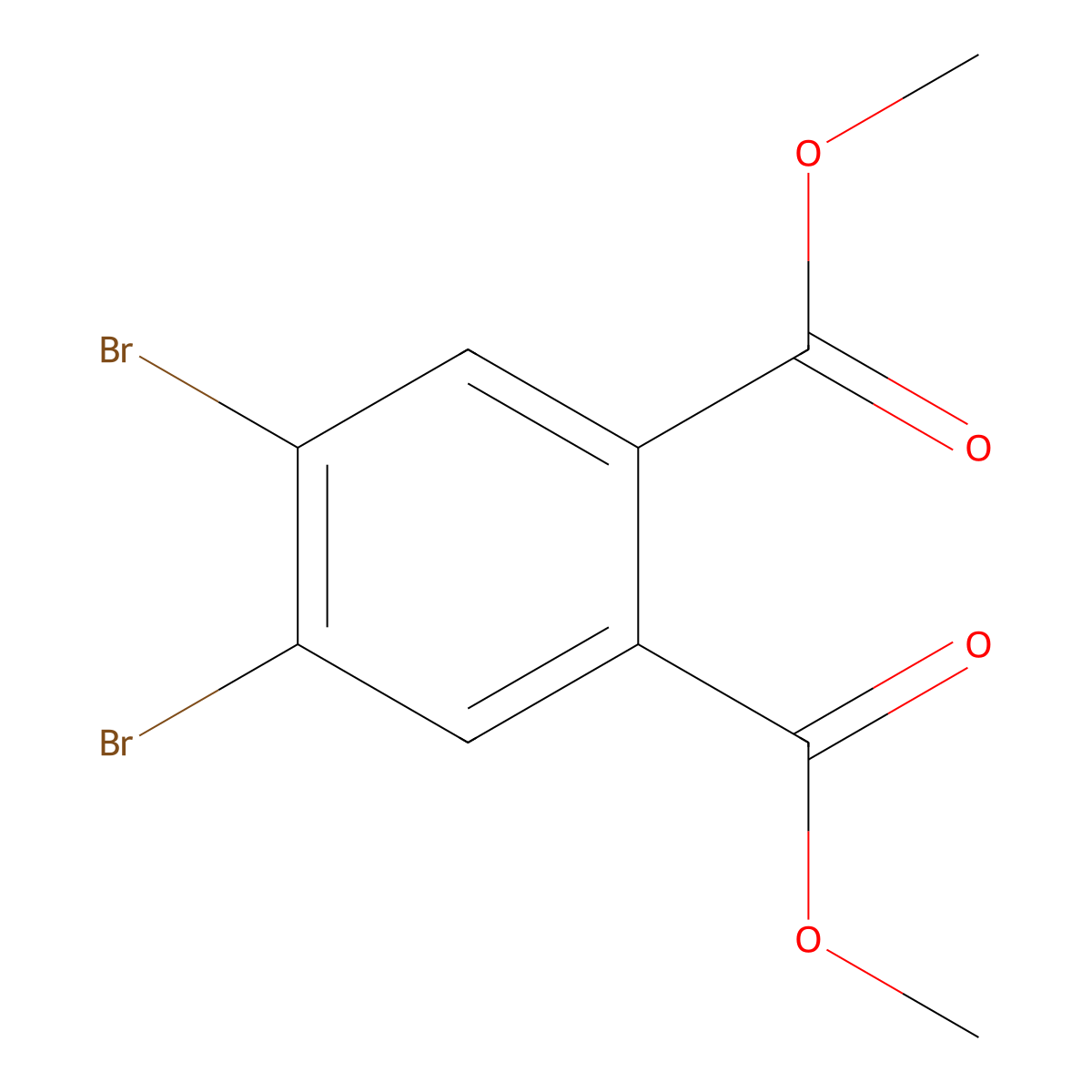 Dimethyl 4,5-dibromophthalate molecular structure, CAS 859299-66-4