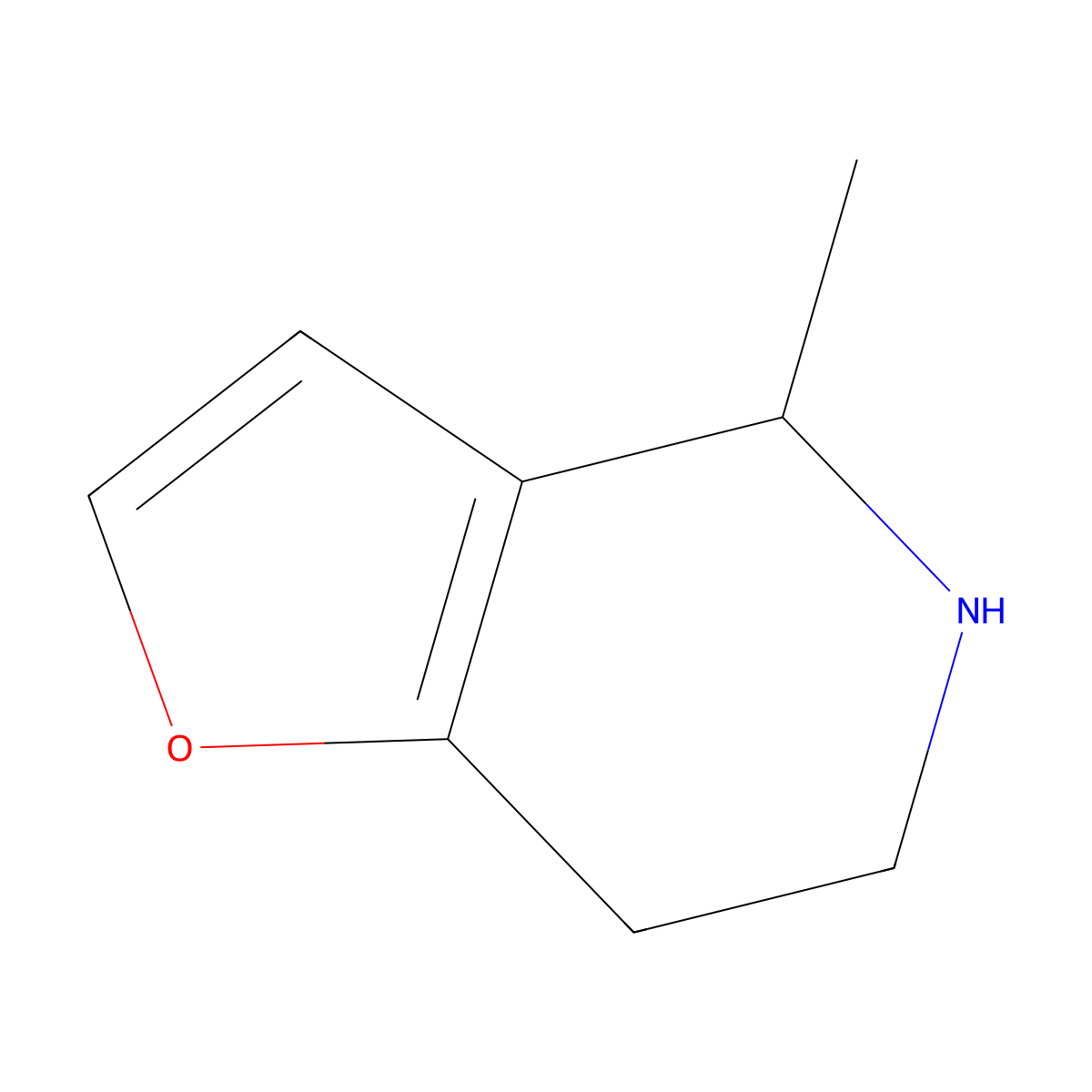 4-Methyl-4,5,6,7-tetrahydro-furo[3,2-c]pyridine molecular structure, CAS 859304-57-7