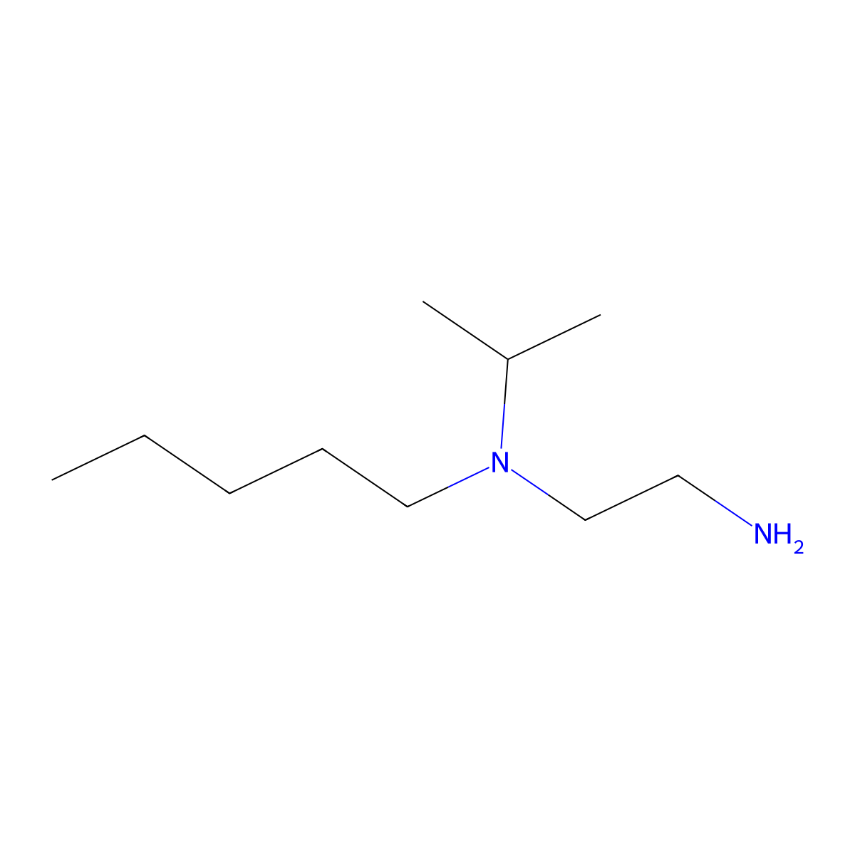 (2-Aminoethyl)(pentyl)(propan-2-yl)amine molecular structure, CAS 859315-83-6