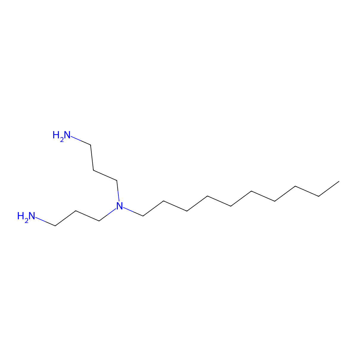 N1-(3-Aminopropyl)-N1-decyl-1,3-propanediamine molecular structure, CAS 85938-54-1