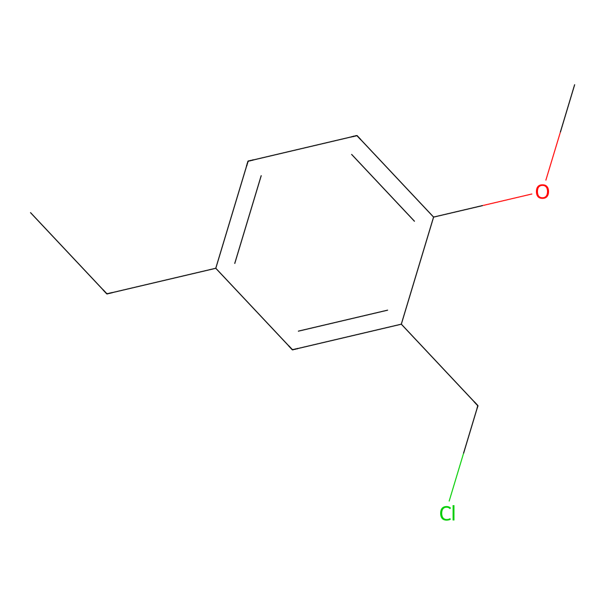 2-(Chloromethyl)-4-ethyl-1-methoxybenzene molecular structure, CAS 85944-01-0