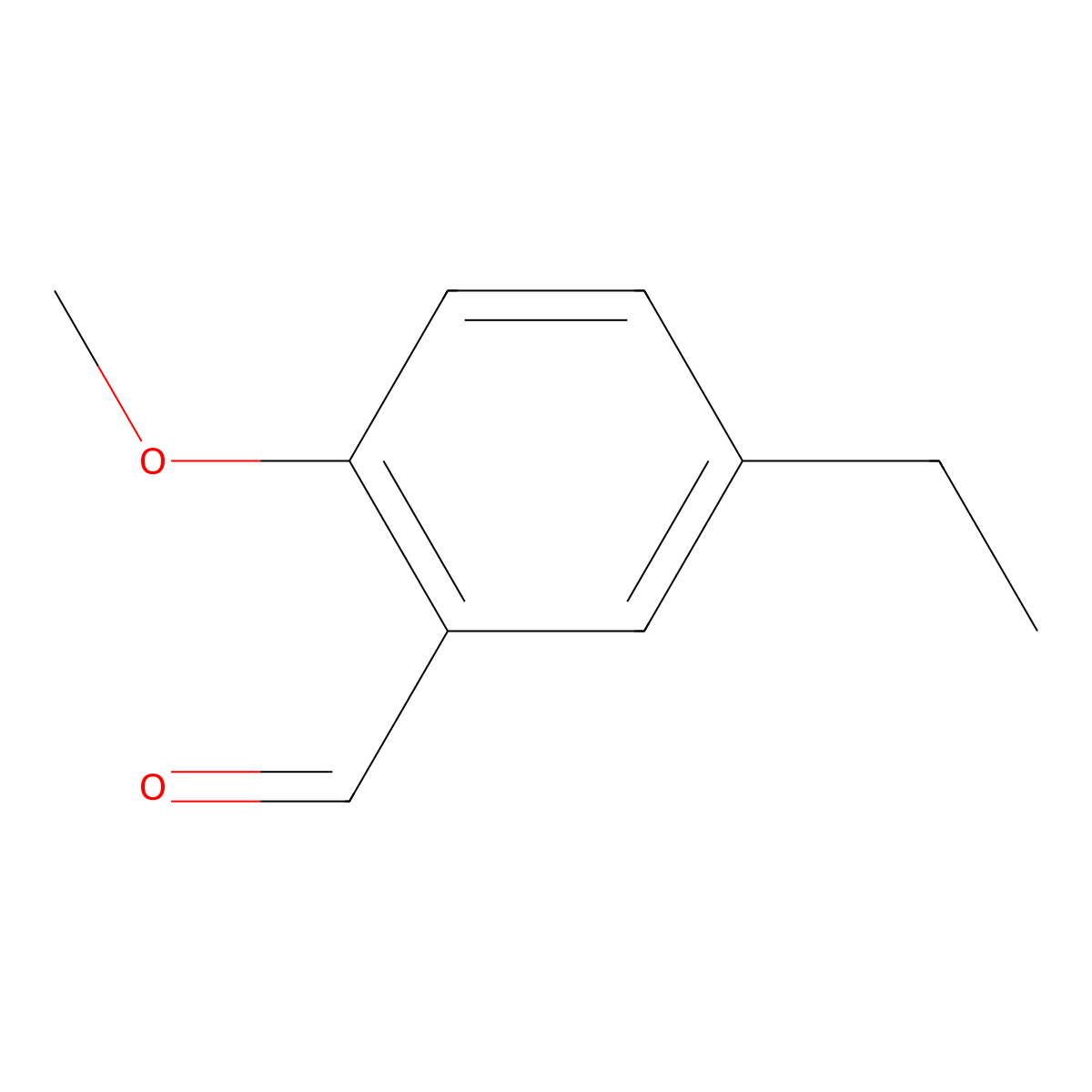 5-Ethyl-2-methoxybenzaldehyde molecular structure, CAS 85944-02-1