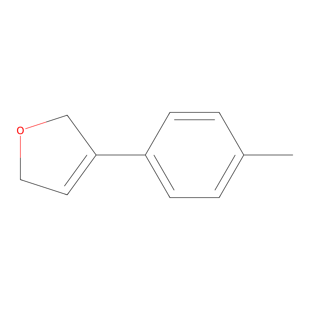 3-(4-Methylphenyl)-2,5-dihydrofuran molecular structure, CAS 859444-21-6
