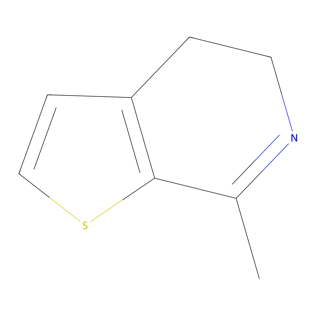 7-Methyl-4,5-dihydro-thieno[2,3-c]pyridine molecular structure, CAS 859486-70-7