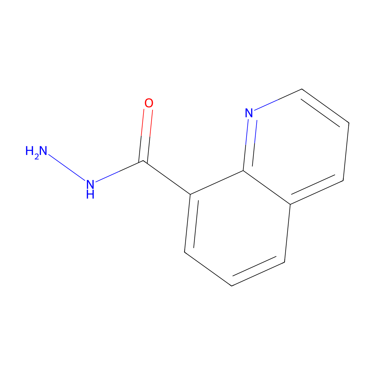 Quinoline-8-carbohydrazide molecular structure, CAS 85949-81-1