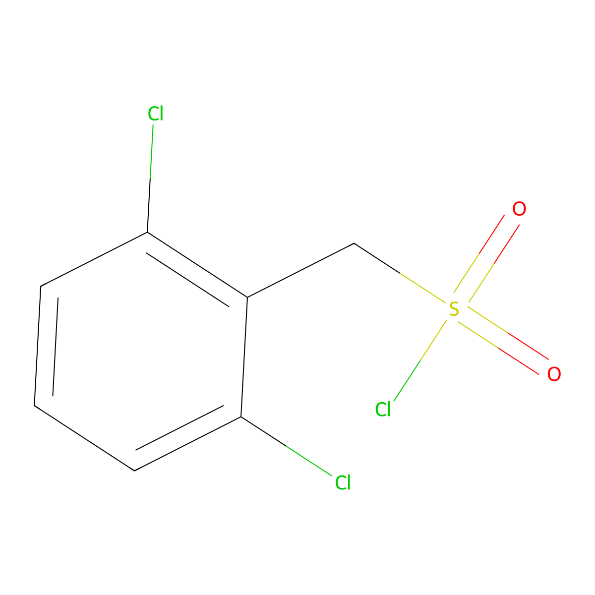 (2,6-Dichlorophenyl)methanesulfonyl chloride molecular structure, CAS 85952-31-4