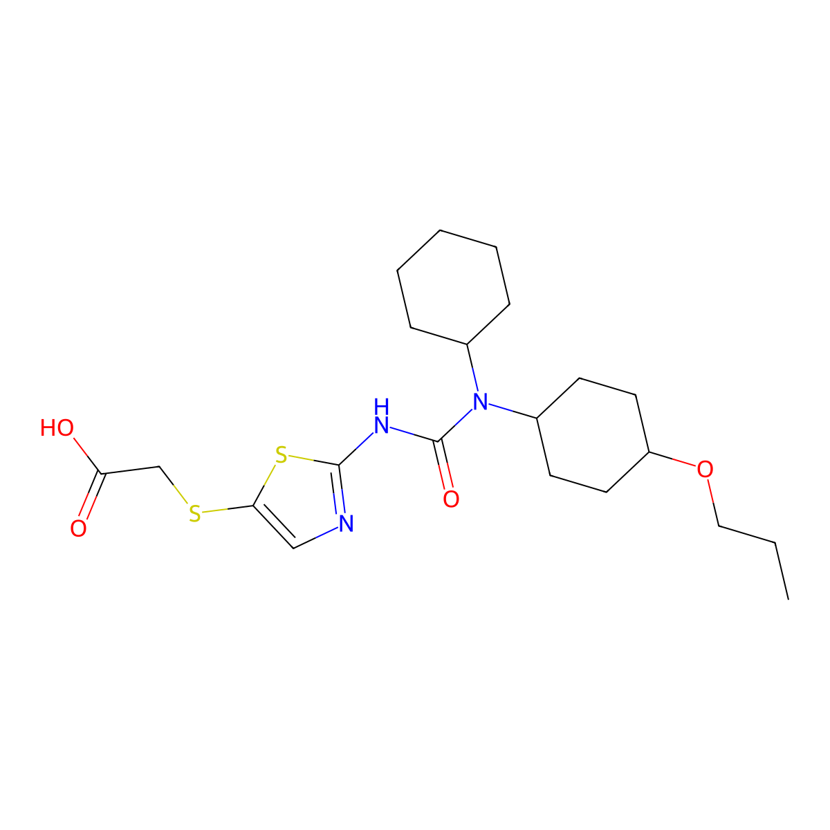 Cadisegliatin molecular structure, CAS 859525-02-3