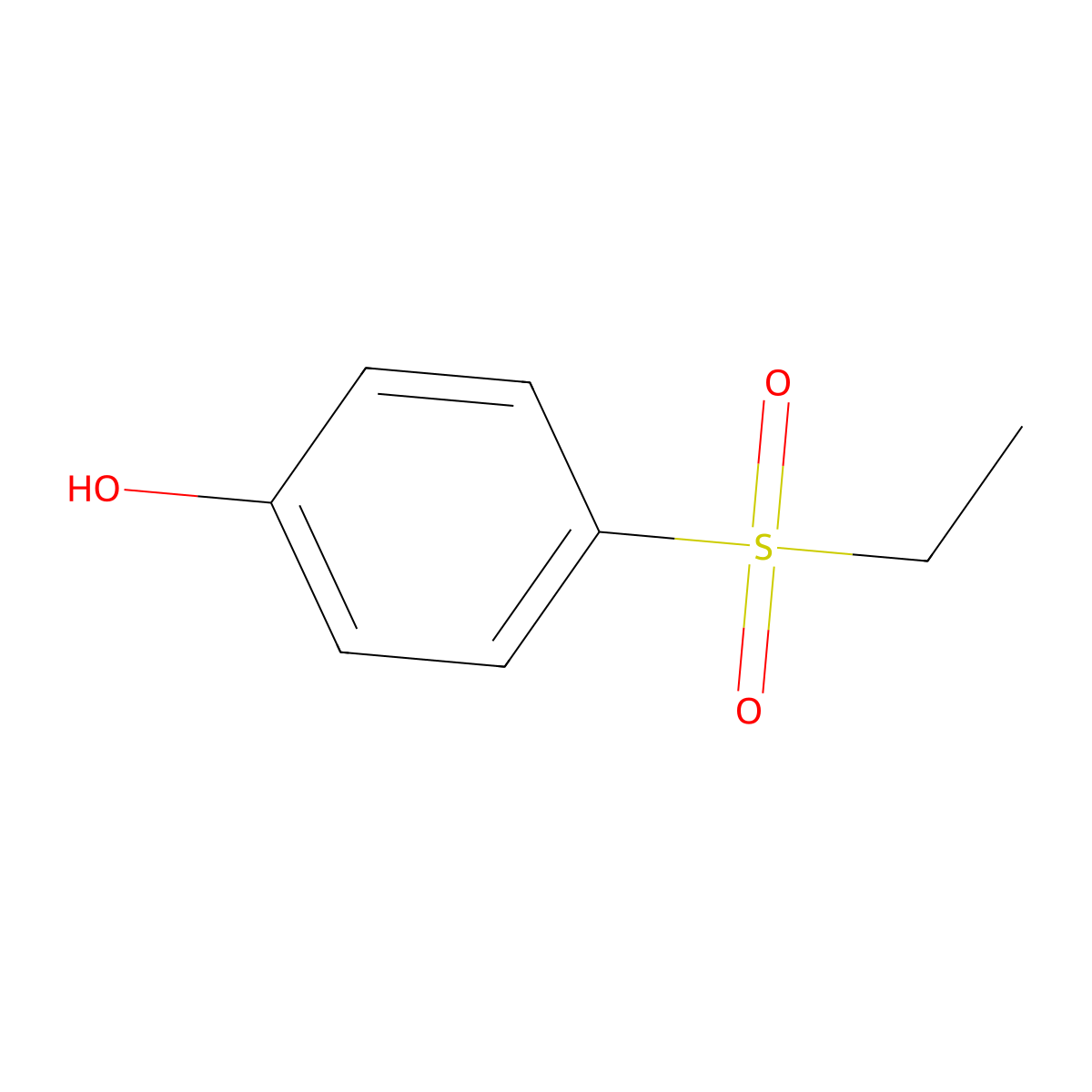 4-(Ethanesulfonyl)phenol molecular structure, CAS 859537-79-4