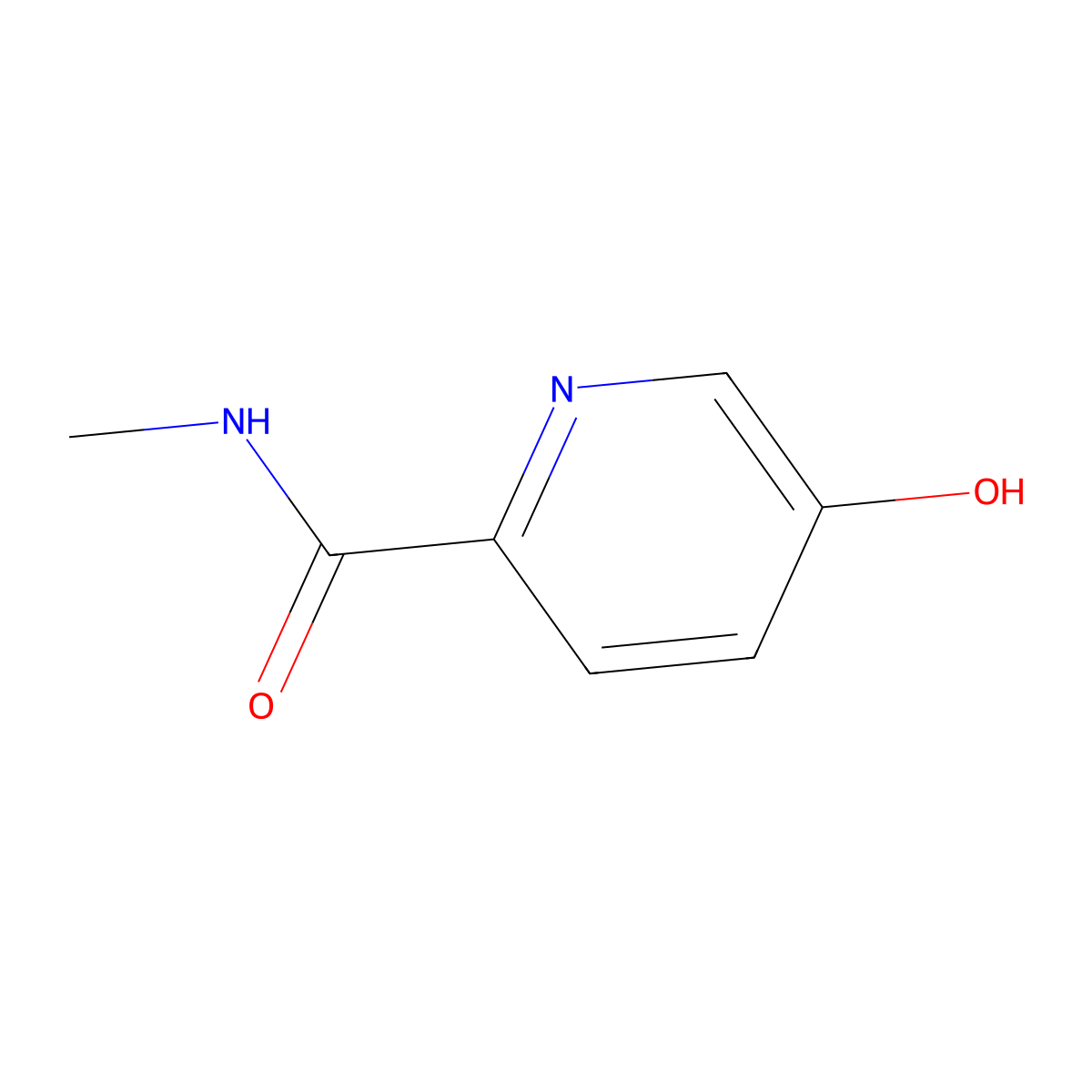 5-hydroxy-N-methylpyridine-2-carboxamide molecular structure, CAS 859538-76-4