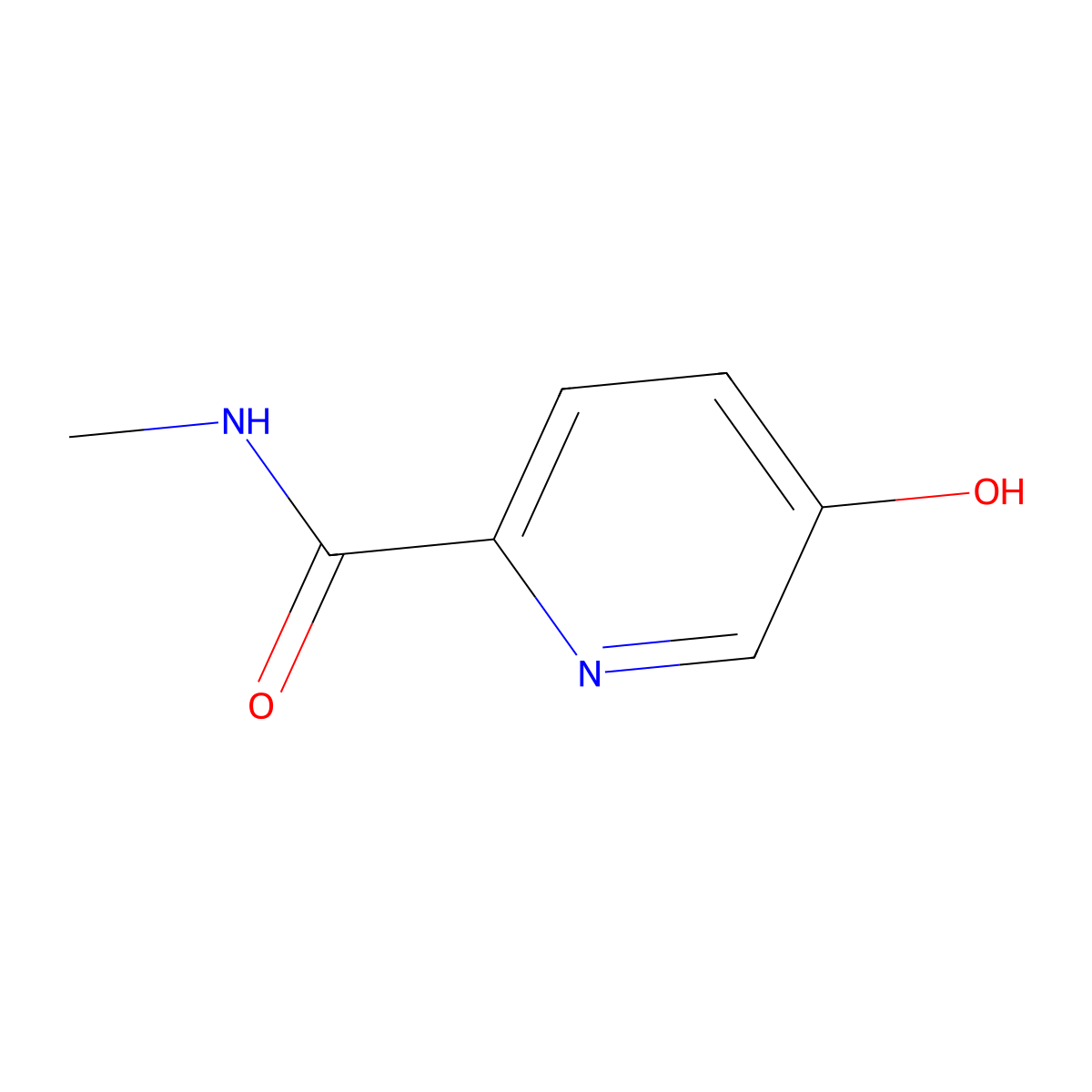 5-hydroxy-N-methylpyridine-2-carboxamide molecular structure, CAS 859538-76-4