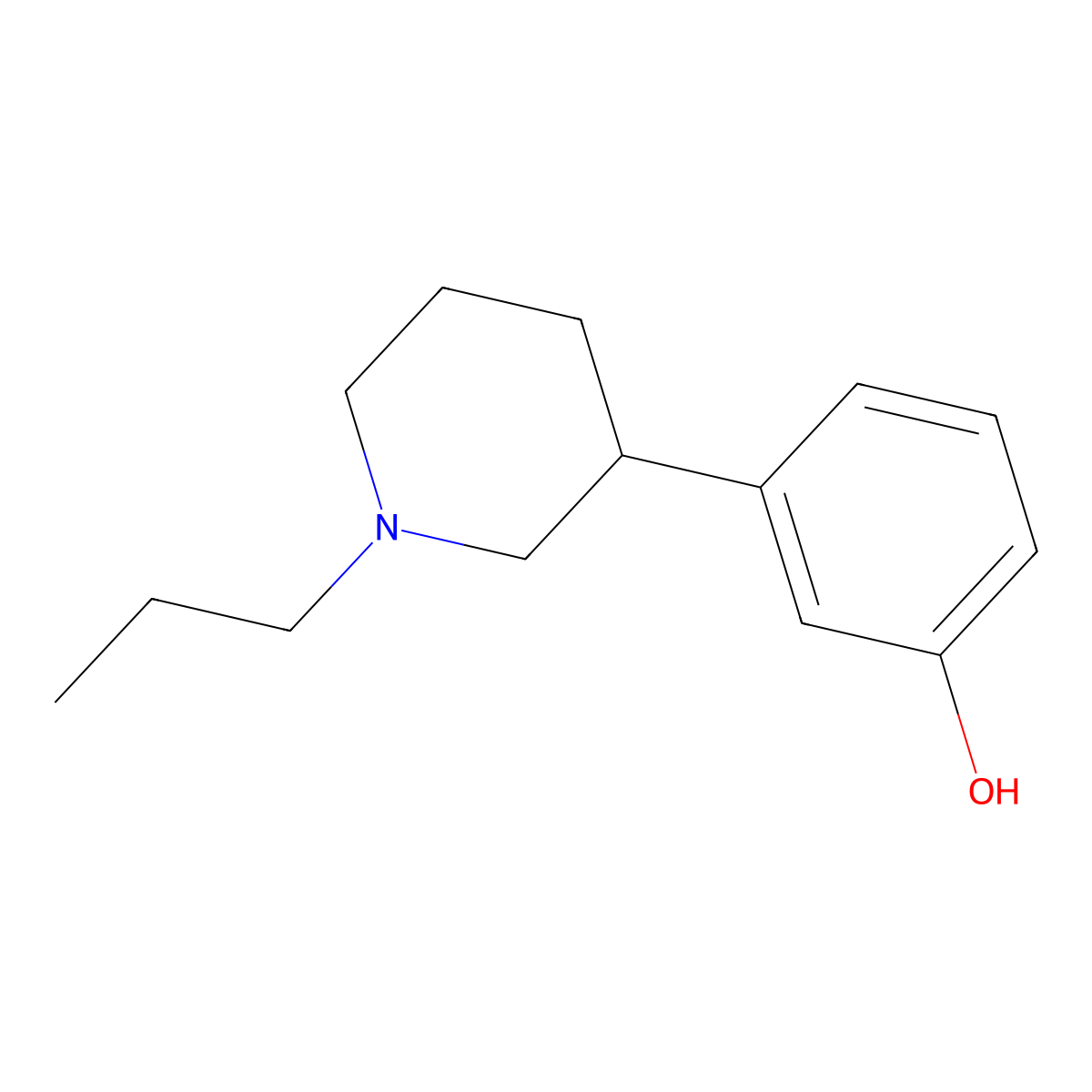 (-)-3-Ppp molecular structure, CAS 85966-89-8