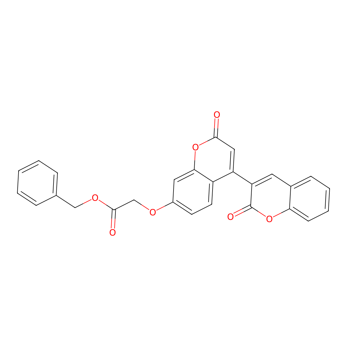 benzyl [(2,2'-dioxo-2H,2'H-3,4'-bichromen-7'-yl)oxy]acetate molecular structure, CAS 859661-02-2