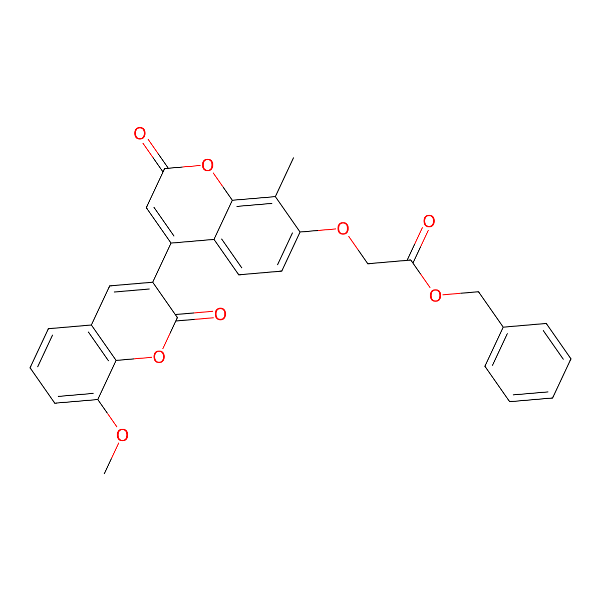 benzyl 2-{[4-(8-methoxy-2-oxo-2H-chromen-3-yl)-8-methyl-2-oxo-2H-chromen-7-yl]oxy}acetate molecular structure, CAS 859662-29-6