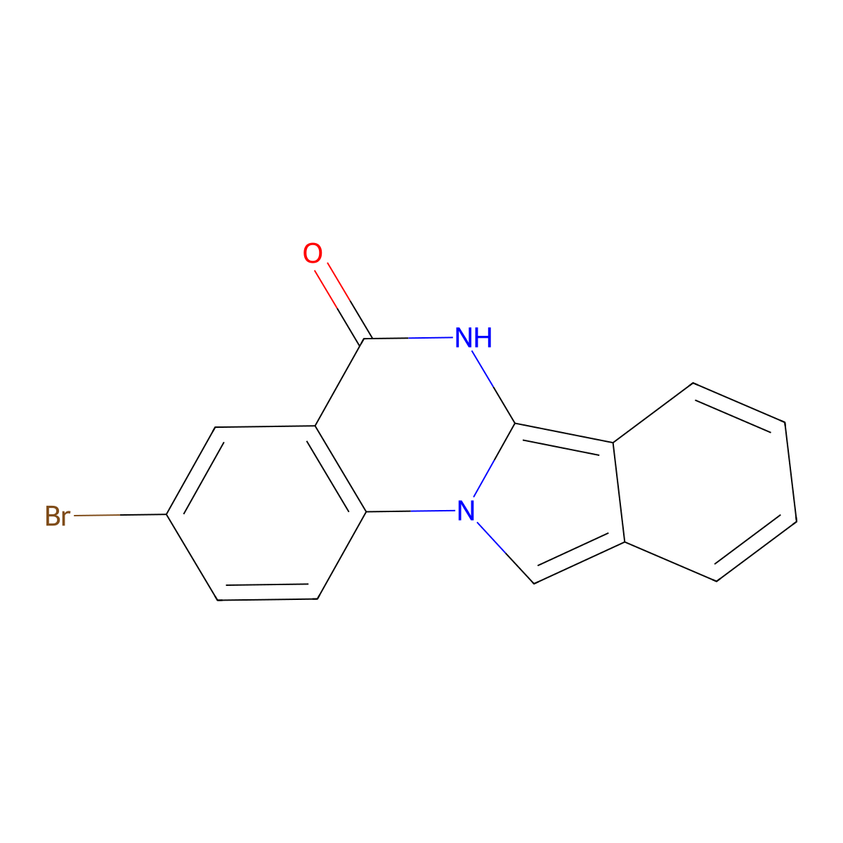 3-bromoisoindolo[2,1-a]quinazolin-5(6H)-one molecular structure, CAS 859672-58-5