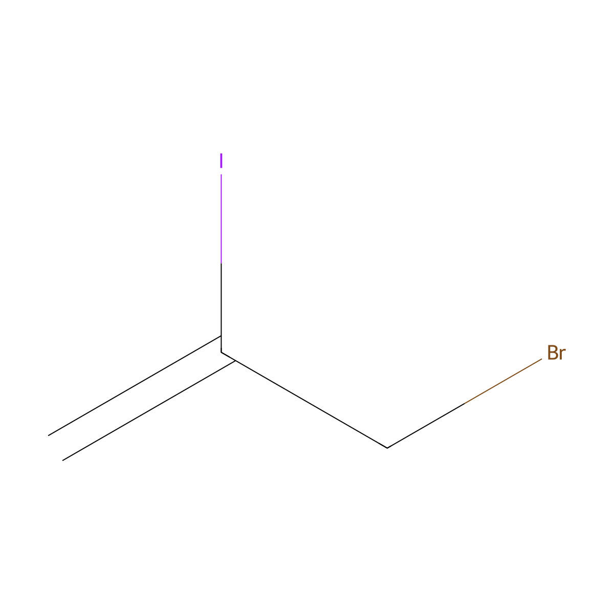 3-Bromo-2-iodoprop-1-ene molecular structure, CAS 85970-82-7