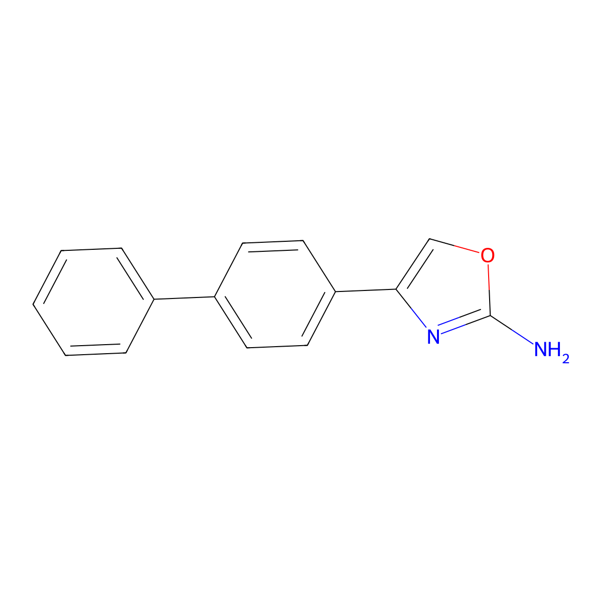 4-(4-Biphenylyl)oxazol-2-amine molecular structure, CAS 859721-55-4