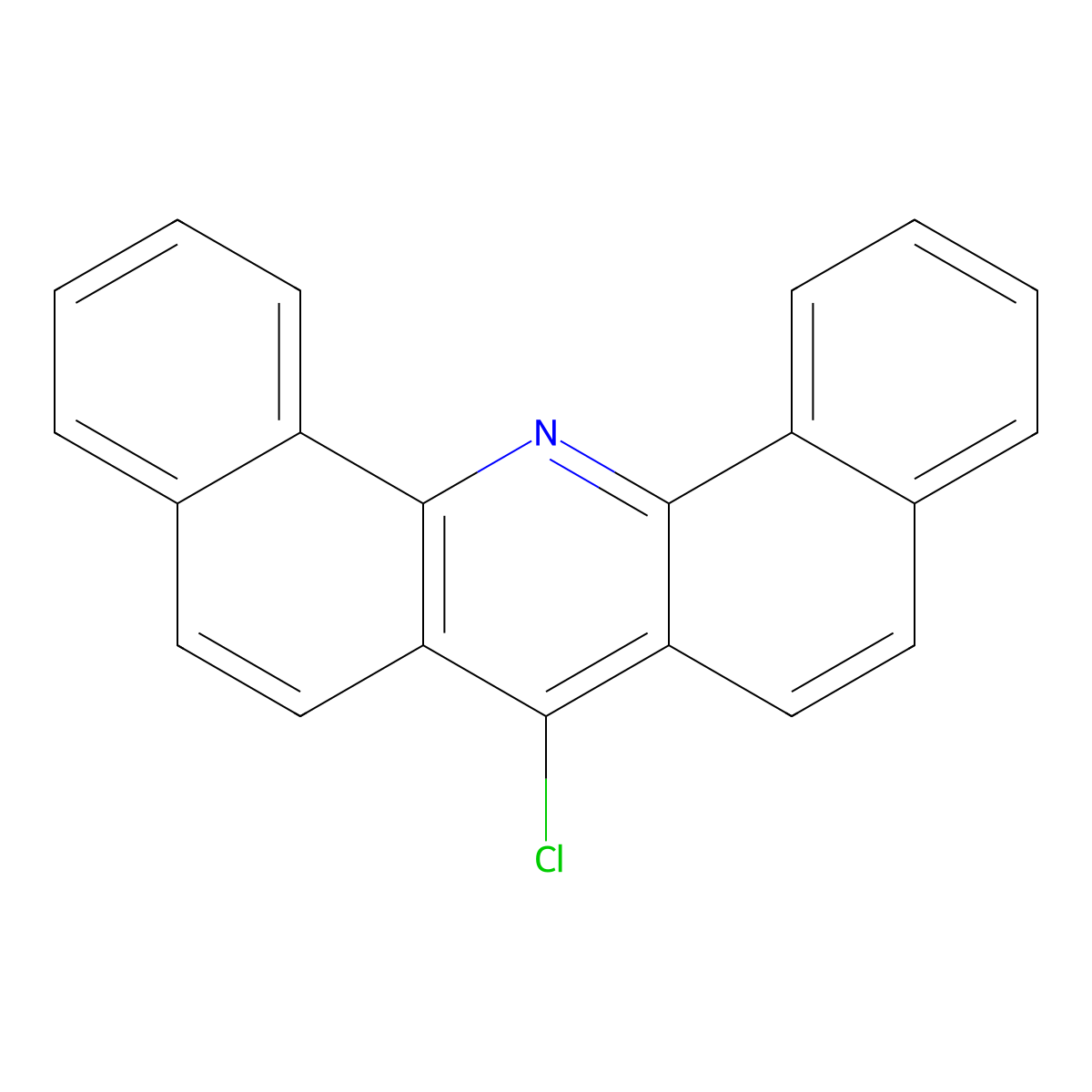 7-Chlorodebenzo[c,h]acridine molecular structure, CAS 859745-06-5