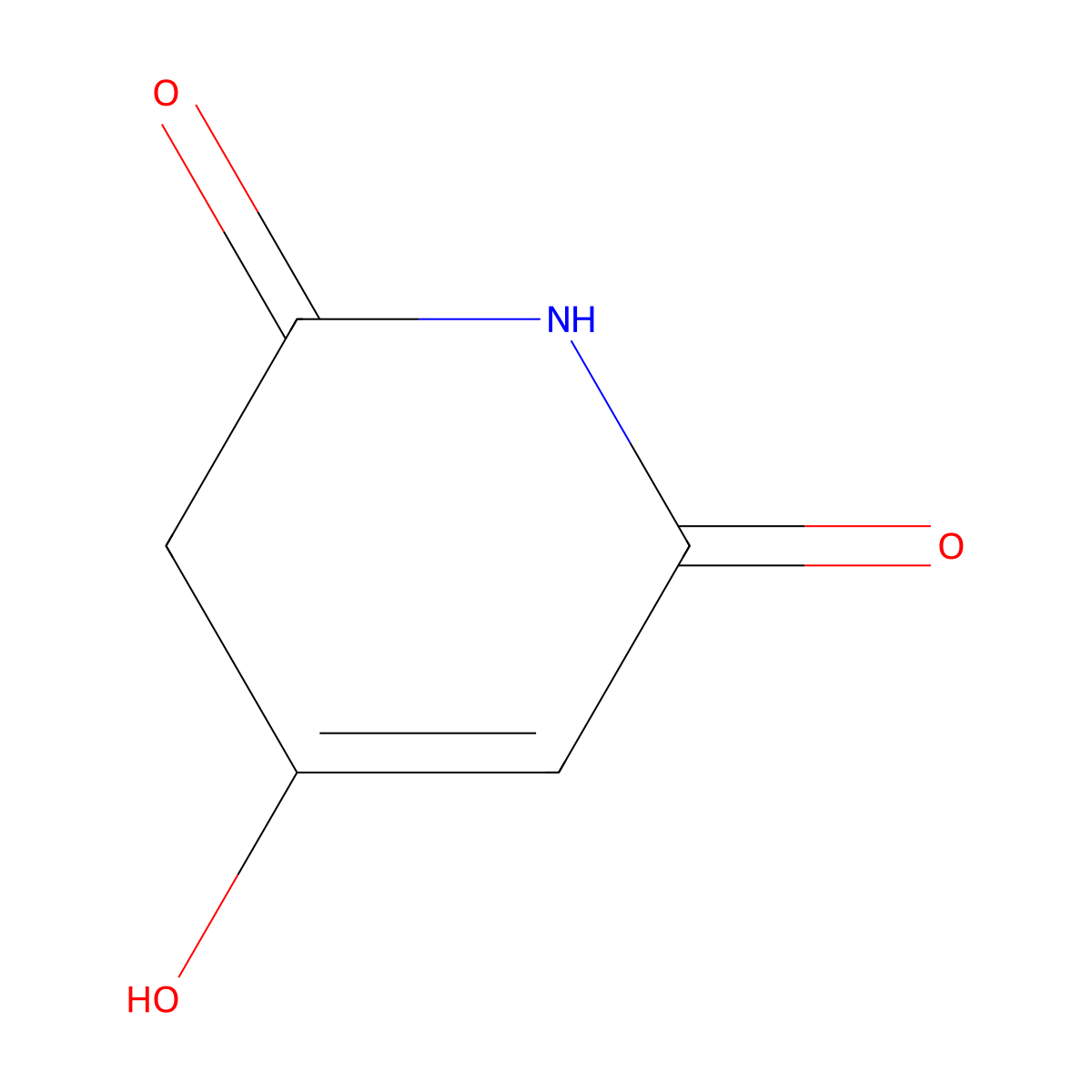 4-Hydroxy-1,2,3,6-tetrahydropyridine-2,6-dione molecular structure, CAS 859749-74-9