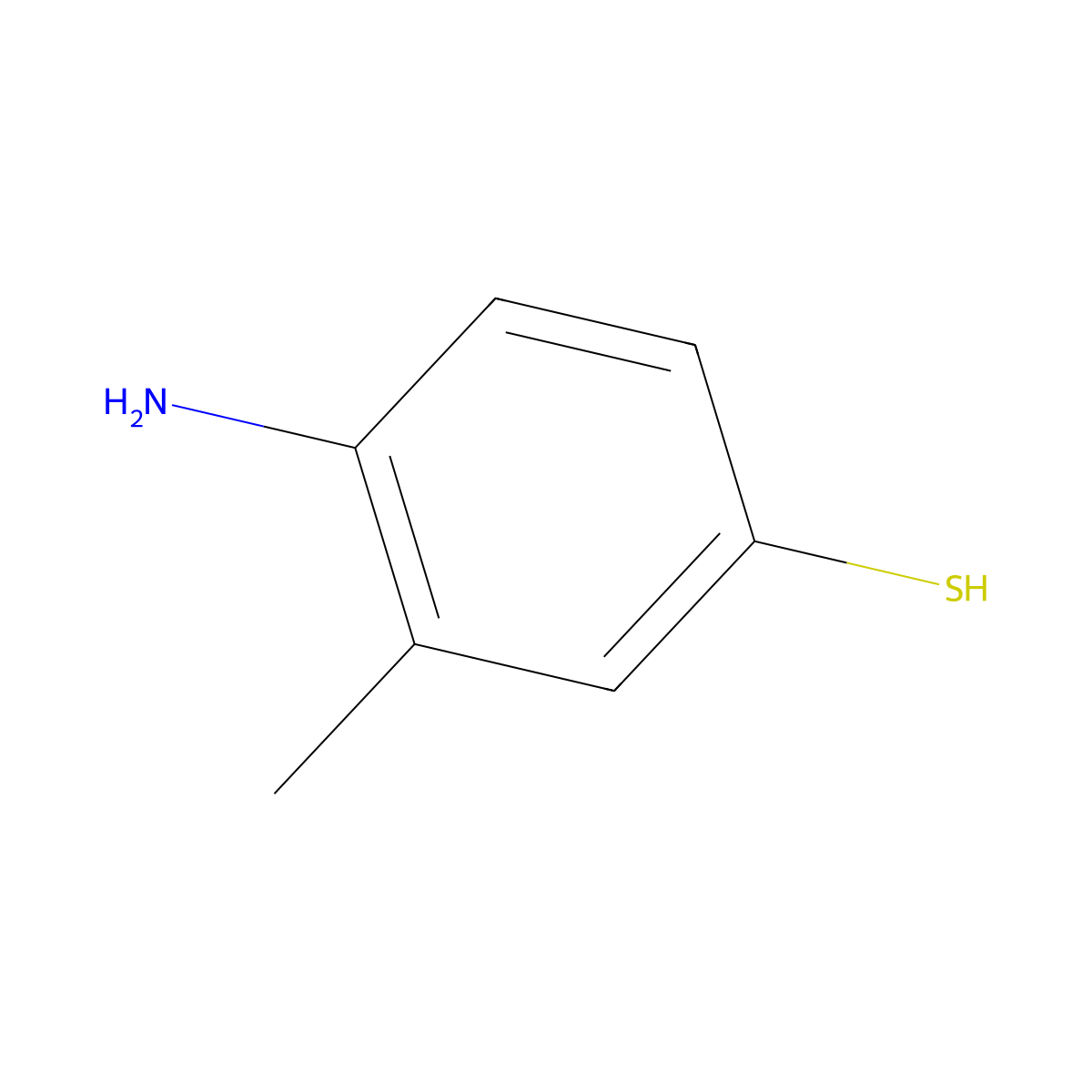 4-Amino-3-methylbenzene-1-thiol molecular structure, CAS 859763-12-5