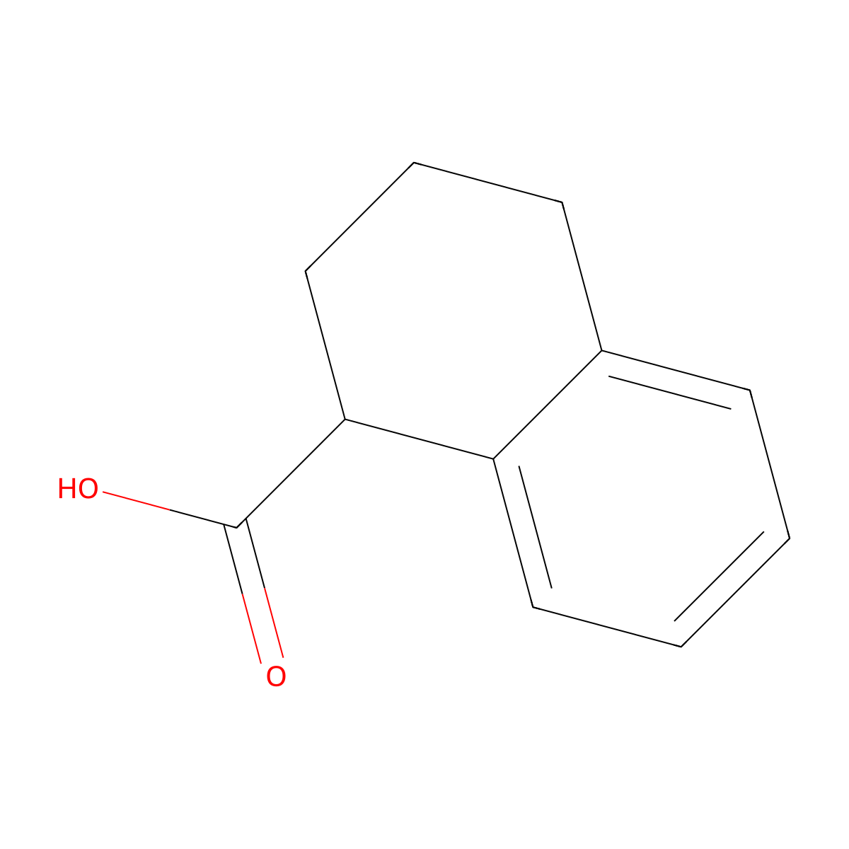 (S)-1,2,3,4-tetrahydro-1-naphthoic acid molecular structure, CAS 85977-52-2