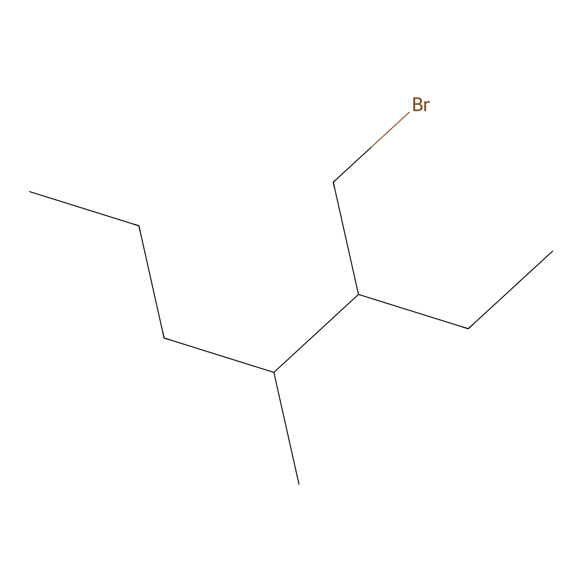 3-(Bromomethyl)-4-methylheptane molecular structure, CAS 859774-06-4