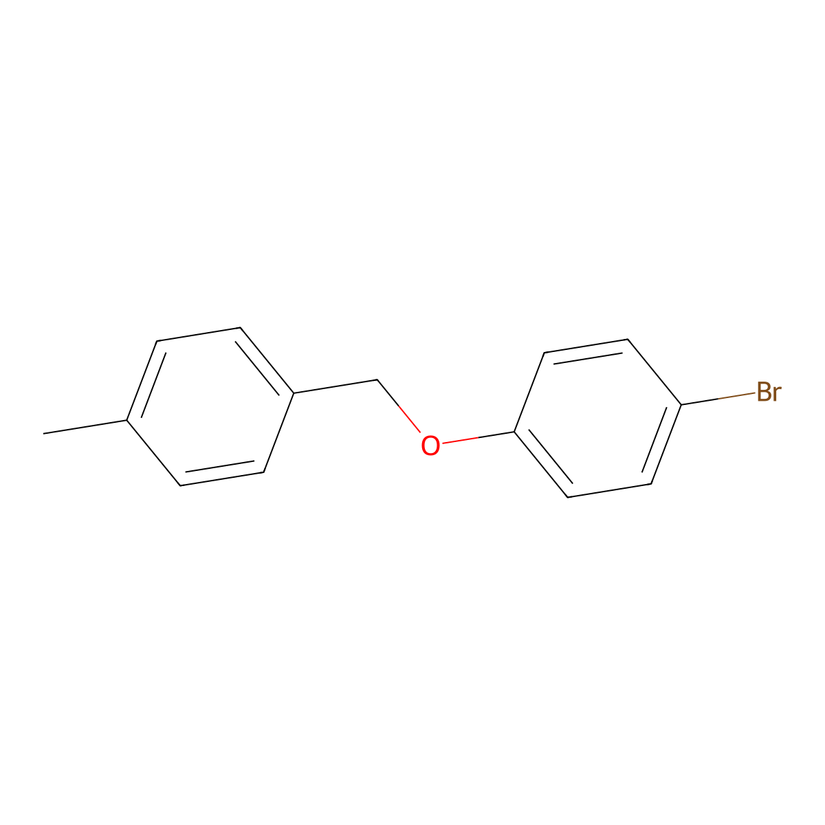 4-Bromophenyl-(4-methylbenzyl)ether molecular structure, CAS 859776-61-7