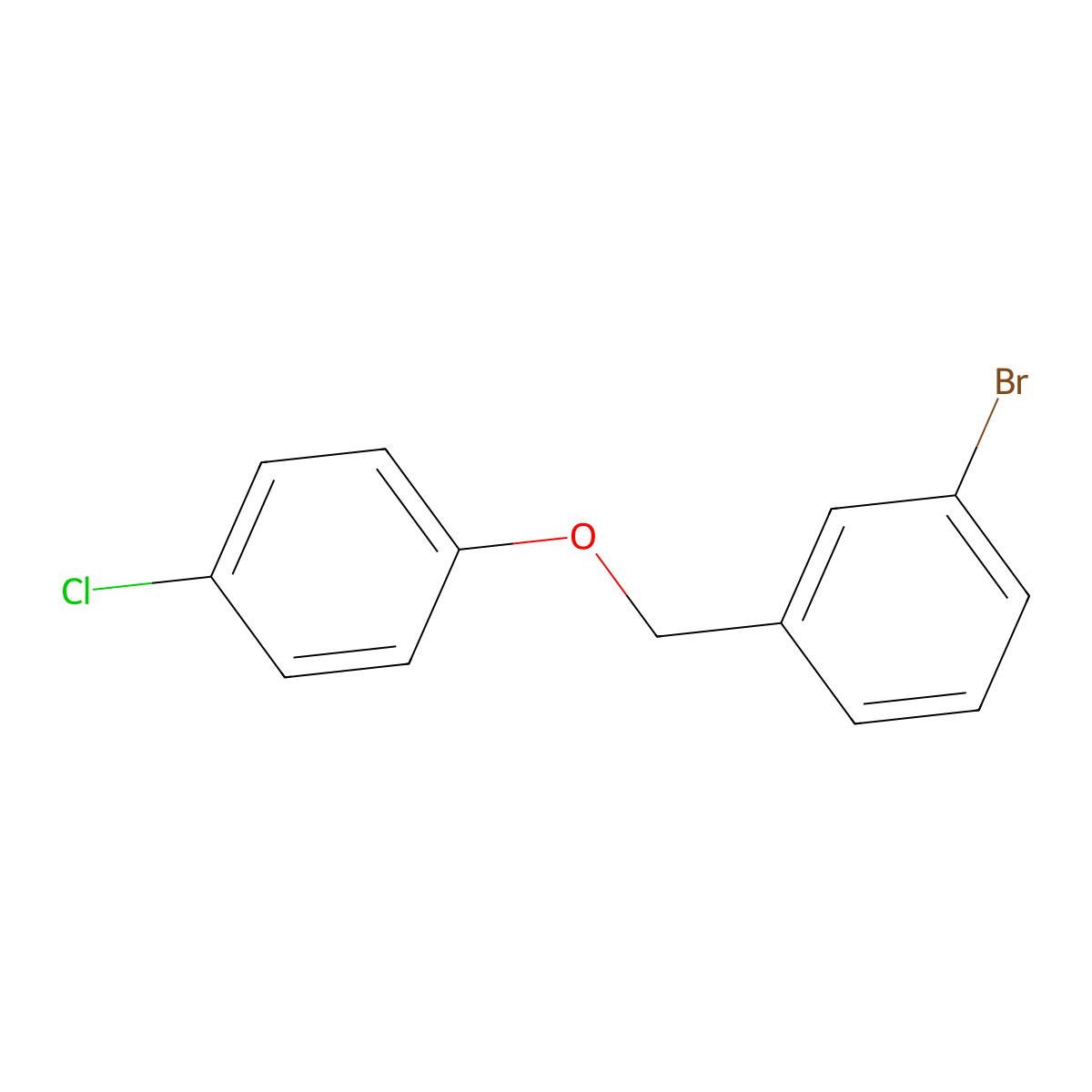 3-Bromobenzyl-(4-chlorophenyl)ether molecular structure, CAS 859777-31-4