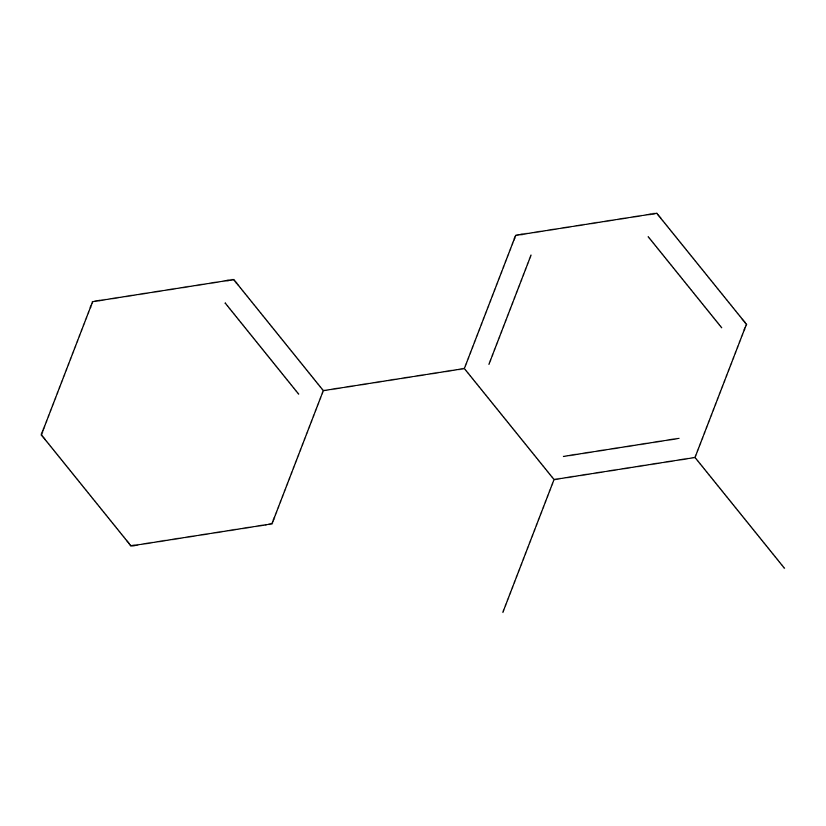 2',3'-Dimethyl-2,3,4,5-tetrahydro-1,1'-biphenyl molecular structure, CAS 859781-56-9