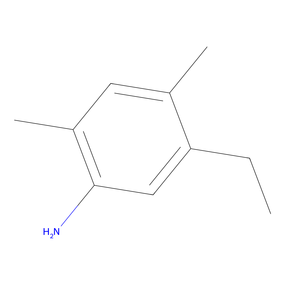 5-Ethyl-2,4-dimethylaniline molecular structure, CAS 859783-60-1